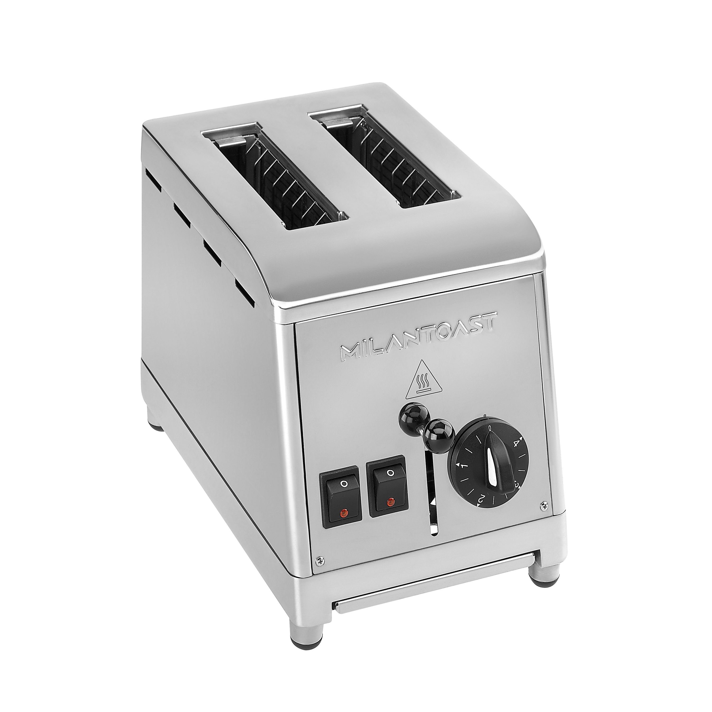 MILANTOAST Toaster Zweischachttoaster Milantoast Edelstahl