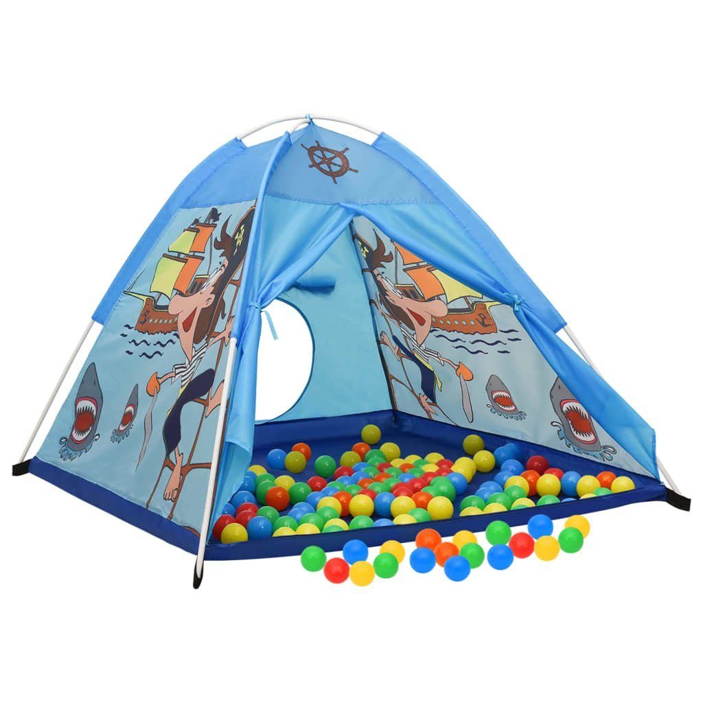 Spielzelt Bällen mit 120x120x90 vidaXL Blau 250 Spielzelt cm