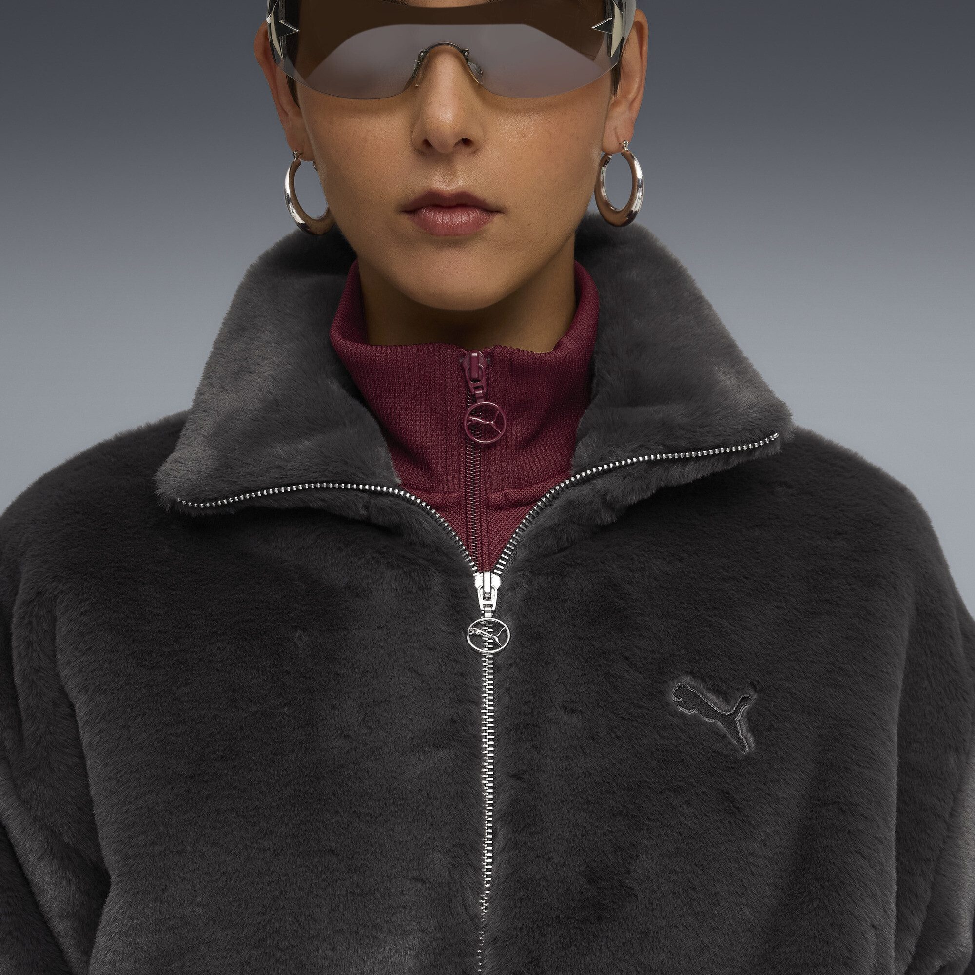 PUMA Funktionsweste Wardrobe Essentials Weiche Fleecejacke Damen