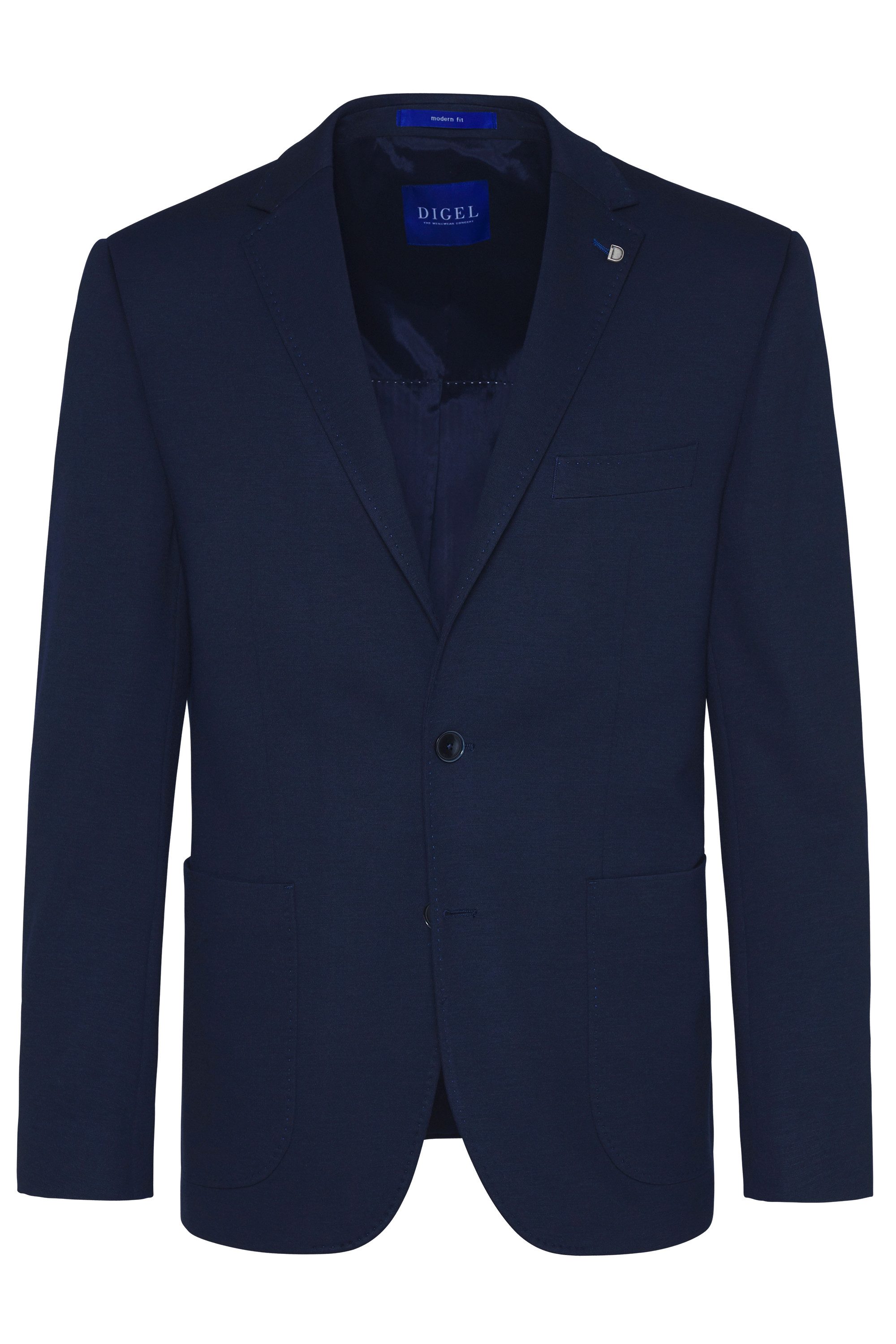 Digel Anzugsakko Edison-ST (1-tlg., Jersey) Kissing Buttons, Abnehmbarer Re günstig online kaufen
