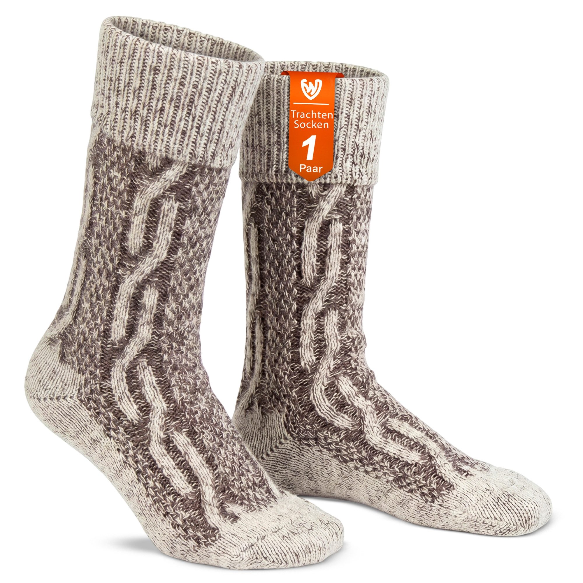 German Wear Trachtensocken Kids2-meliert Kinder Trachtensocken Kindersocken meliert