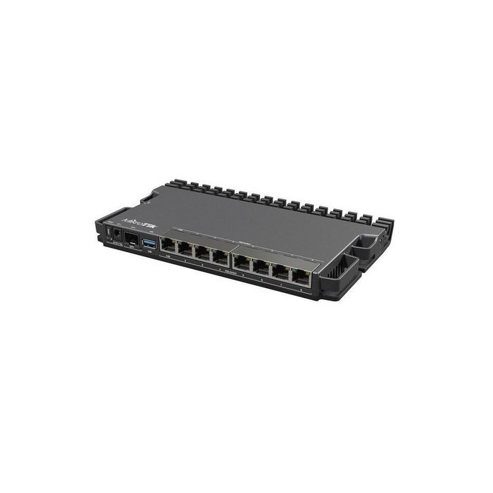 MikroTik RB5009UPR+S+IN - Hochleistungs-Router RB5009 mit PoE-In... Netzwerk-Switch QN10061