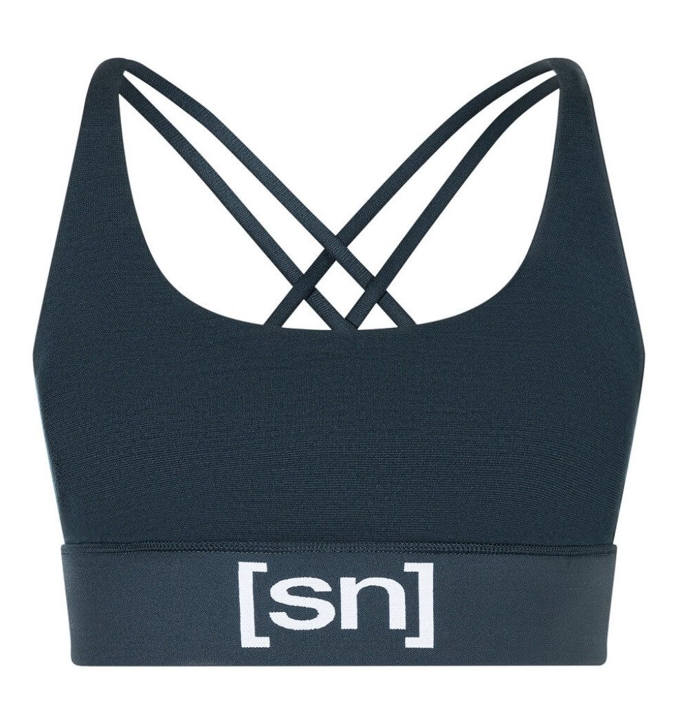 SUPER.NATURAL Sport-BH Funktionsunterwäsche Sport-Bra Super Top (angenehmer Tragekomfort)