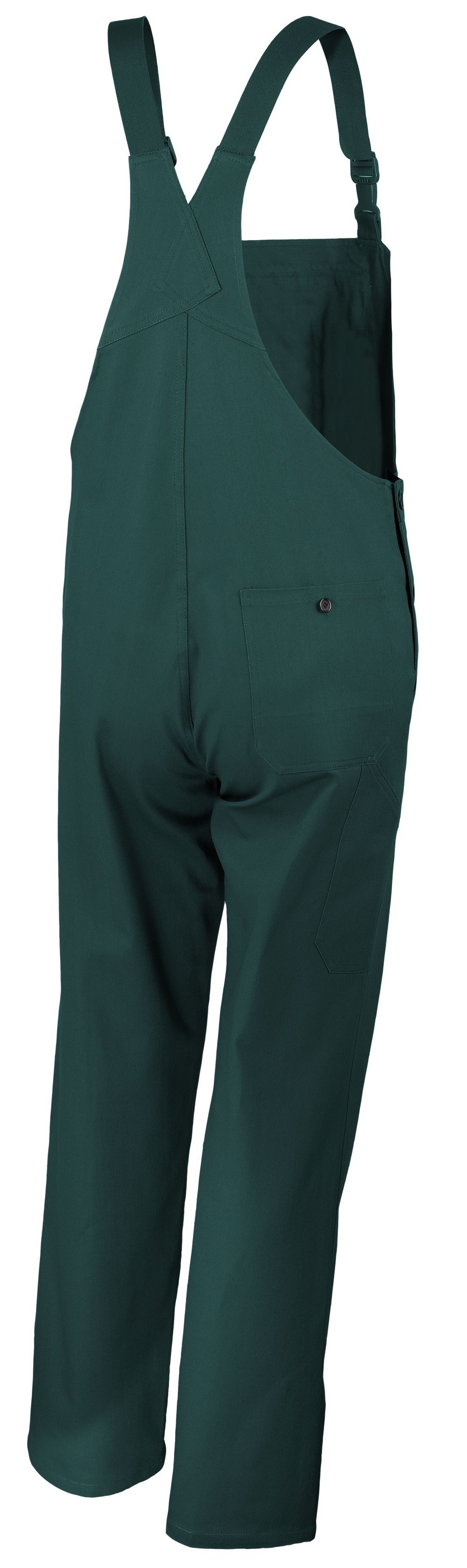 Qualitex Workwear Arbeitslatzhose classical Latzhose - pflegeleichter Blaumann aus reiner Baumwolle (1-tlg) BW 270 g - Arbeitshose mit 7 Taschen - Strapazierfähig - Waschbar