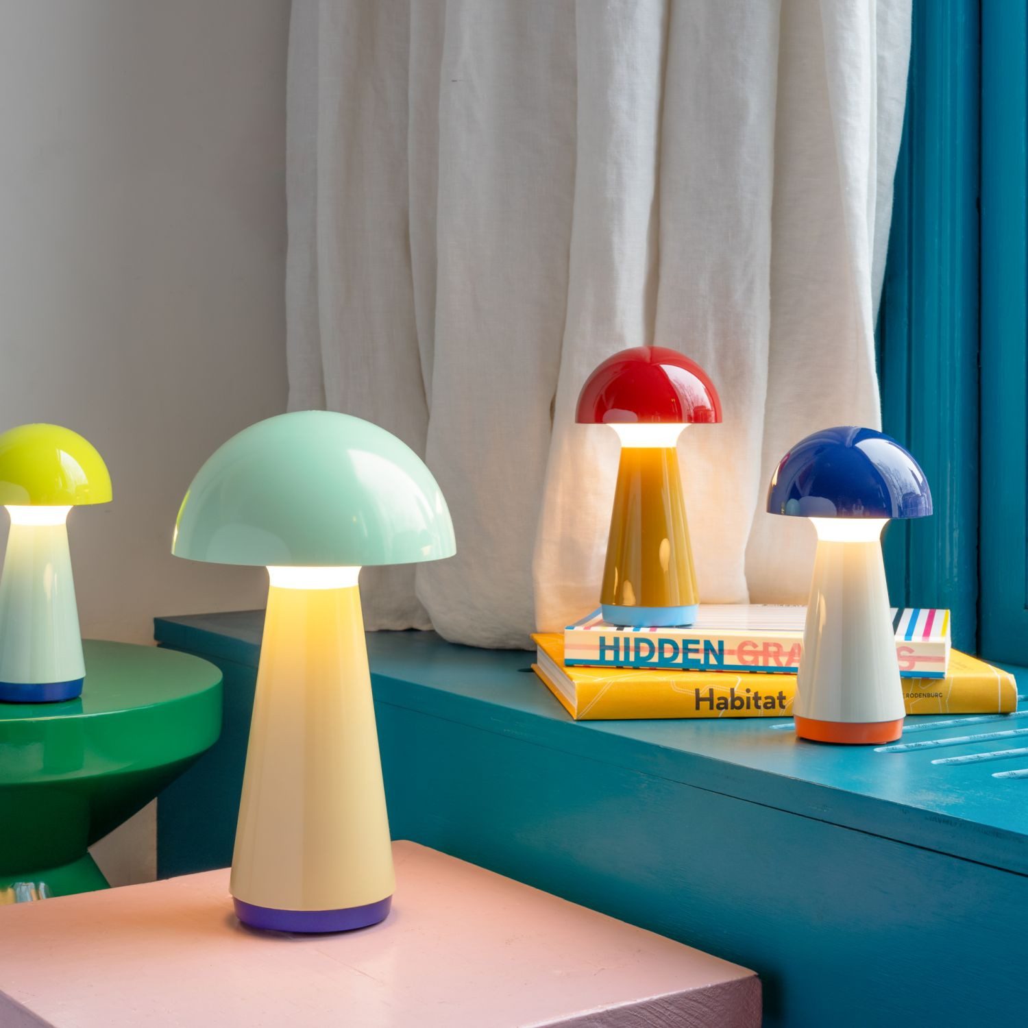 Remember LED Tischleuchte Bobbi Gelb