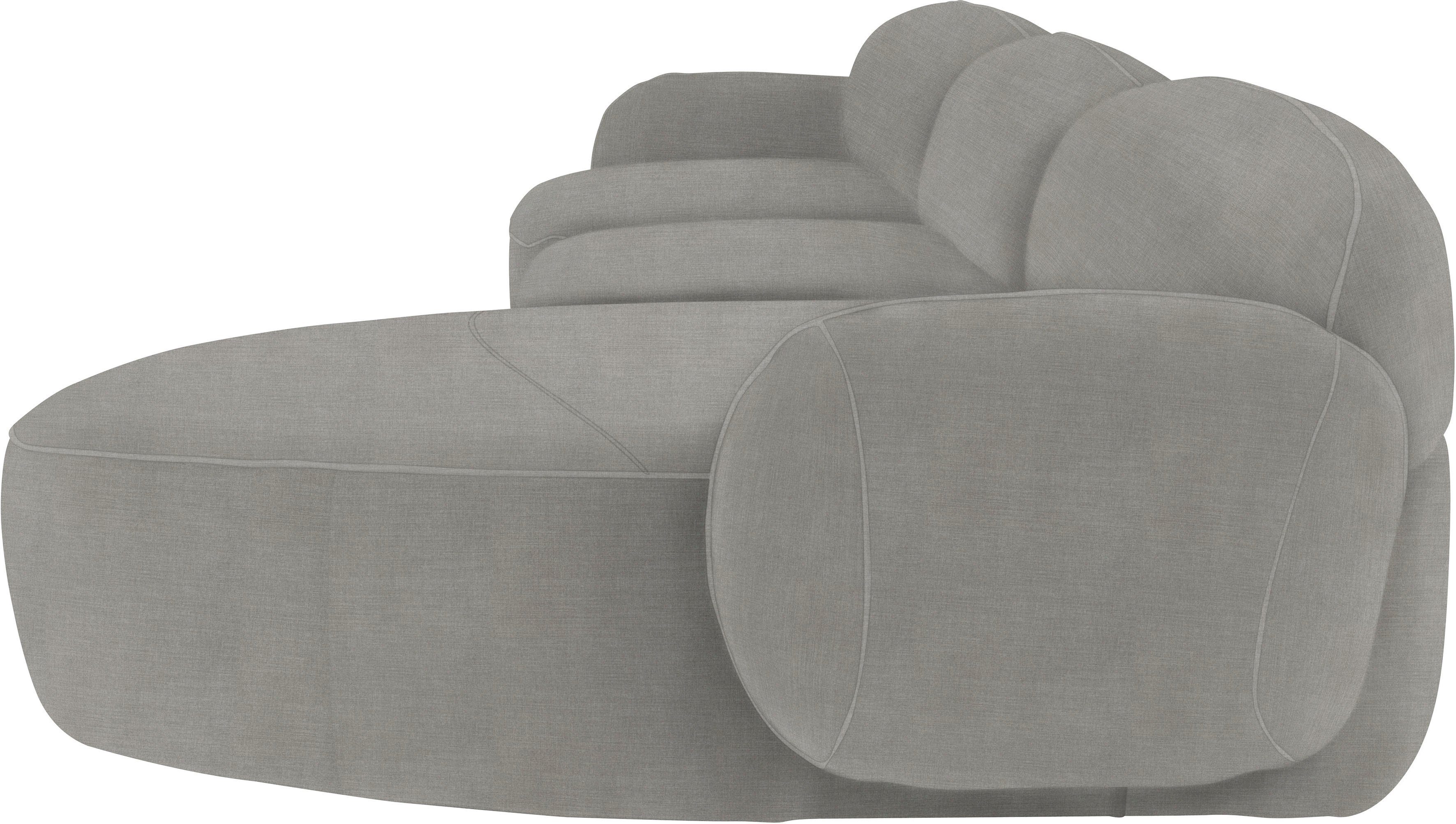 im Design durch skandinavischen Ecksofa furninova komfortabel Memoryschaum, Bubble,