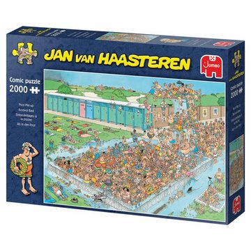 Jumbo Spiele Puzzle Jan van Haasteren - Ab in den Pool 2000 Teile, 2000 Puzzleteile
