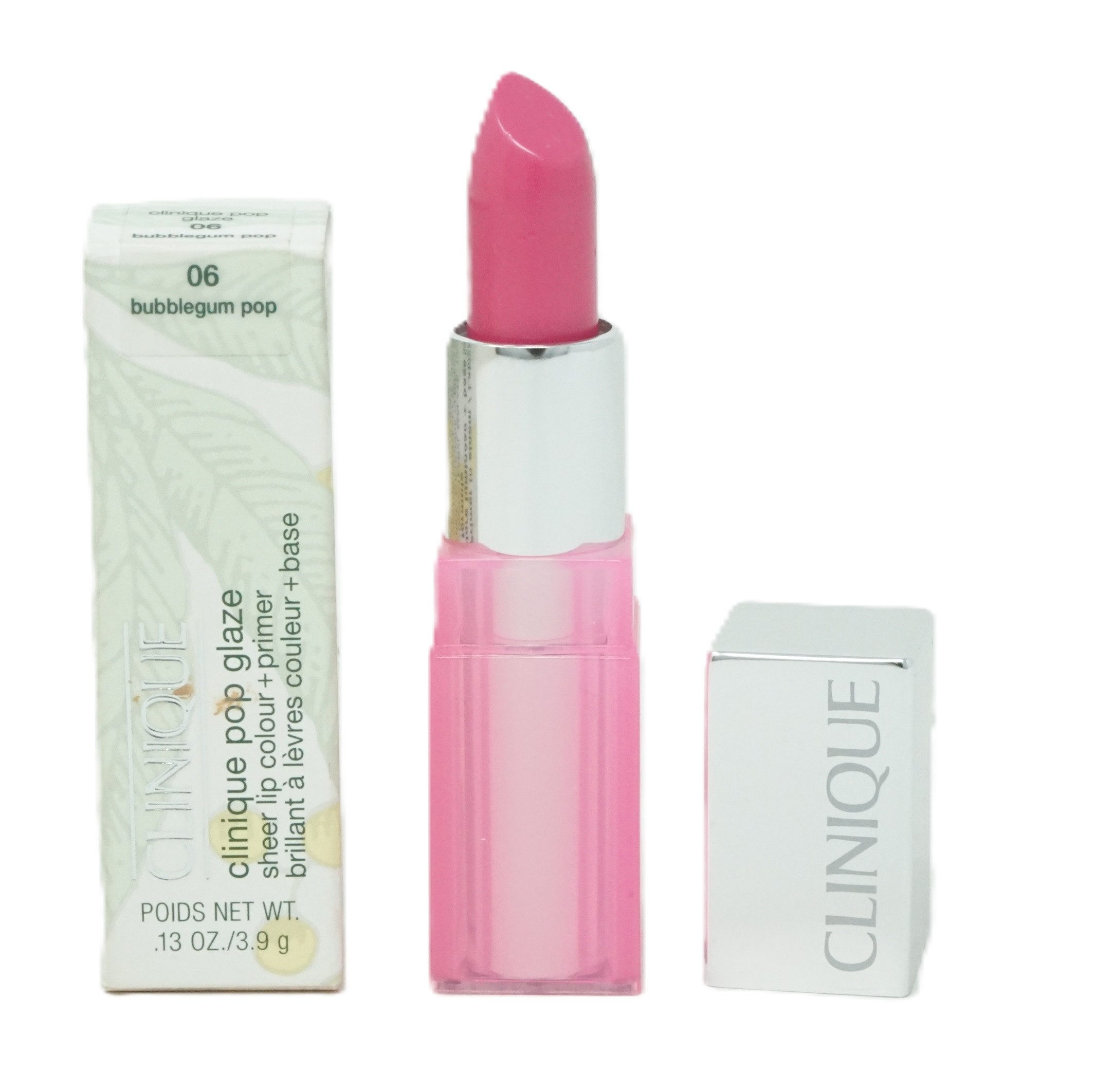 CLINIQUE Lippenstift Clinique Pop Glaze Sheer lip colour + primer 3,9g bubblegum pop 06