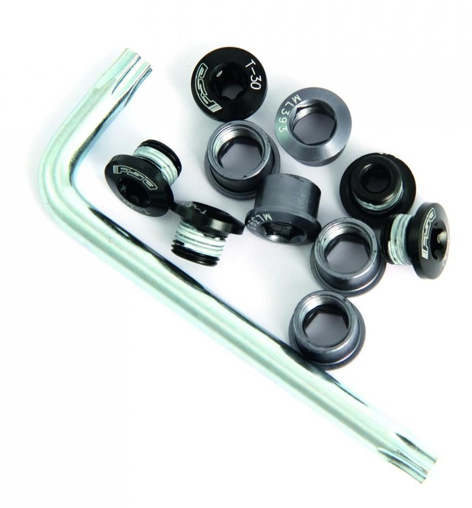 FSA Fahrradkette FSA Kettenblattschraubenset Road 5-Arm 3x 10-teilig Schwarz - maximale