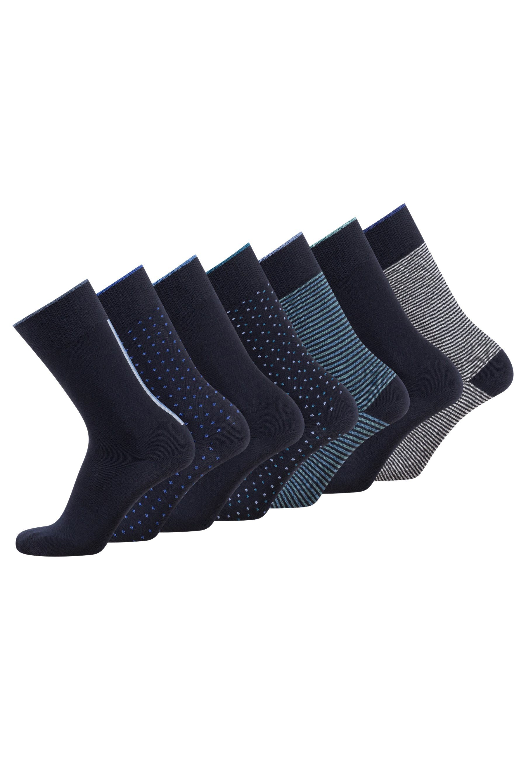 TOM TAILOR Носки 90251545038 TOM TAILOR Herren 7er Box Baumwollsocken für Alltag und Freizeit