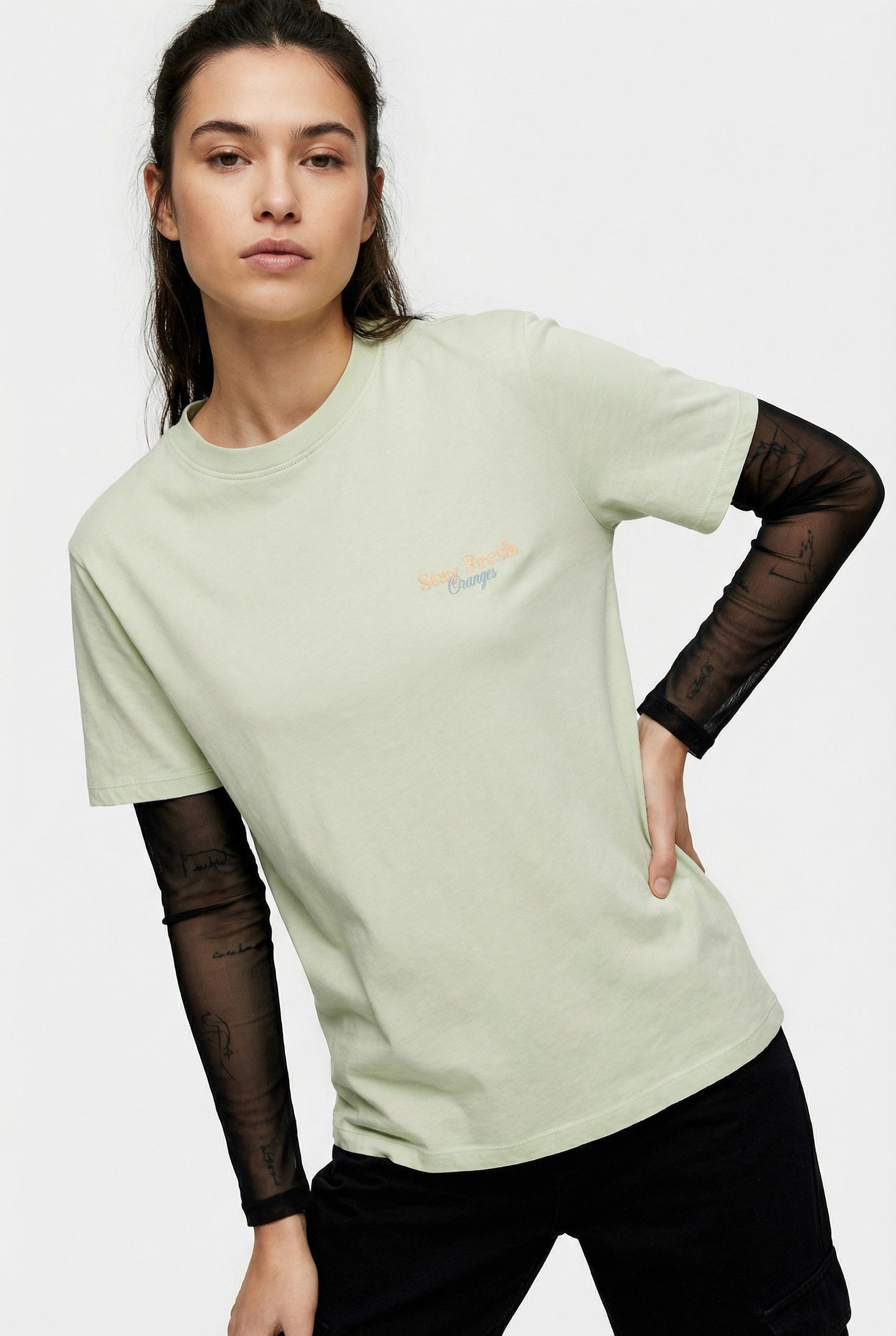 Kurzarmshirt ONLLUCY MONJA SS TOP JRS NOOS