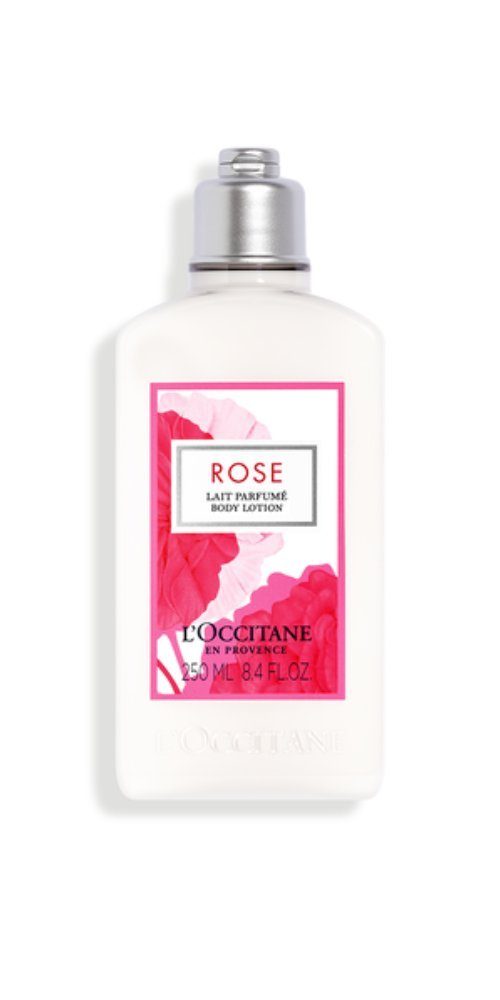 L\'OCCITANE Bodylotion Rose 250ml, Angenehmer, zarter blumiger Duft