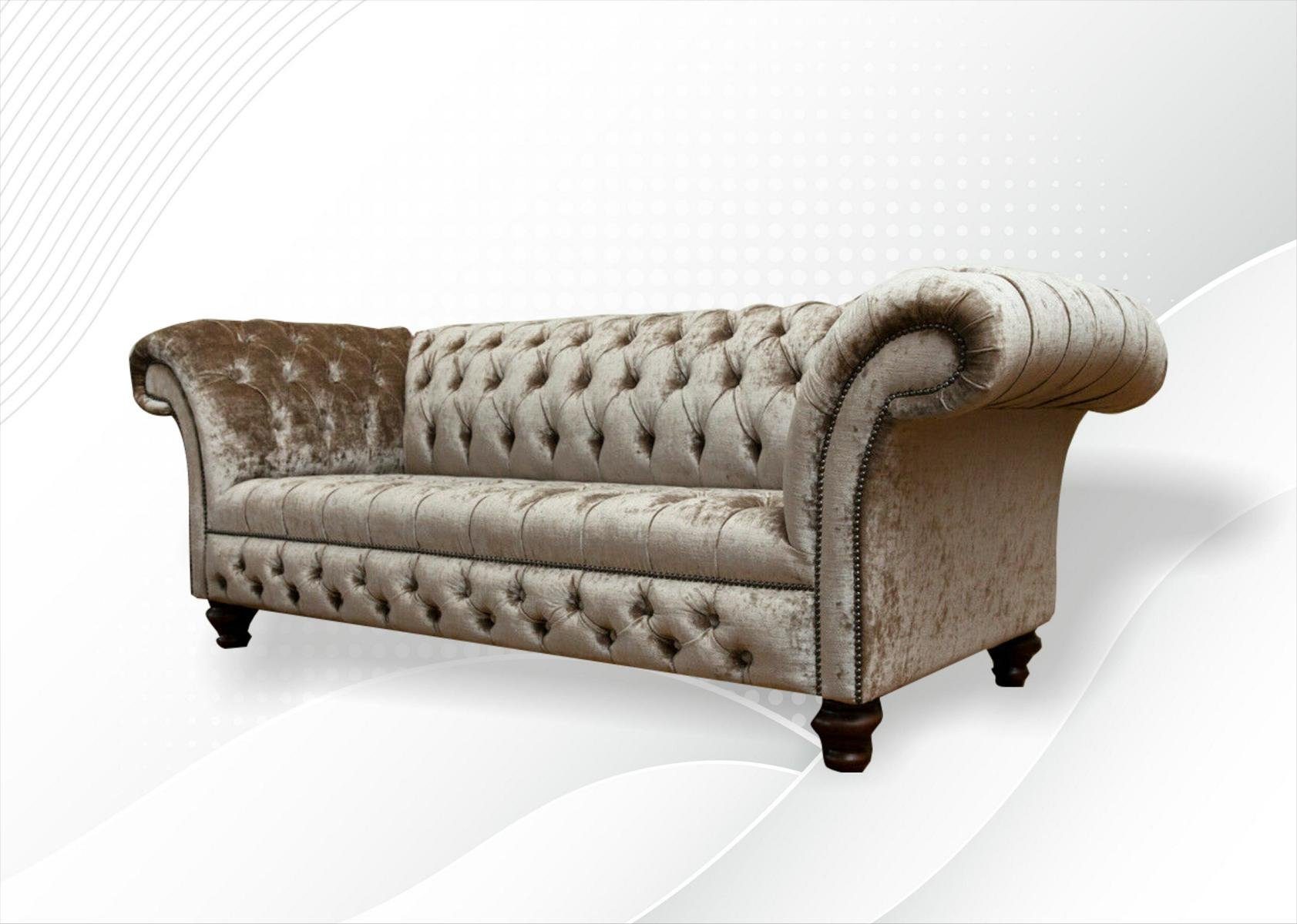 Chesterfield-Sofa, Sitzer JVmoebel Sofa Design cm 3 Couch Chesterfield 225