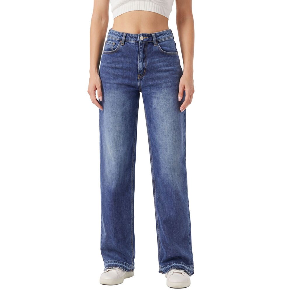 Ital-Design Weite Jeans Damen Freizeit (91279925) Destroyed-Look Stretch Hi günstig online kaufen