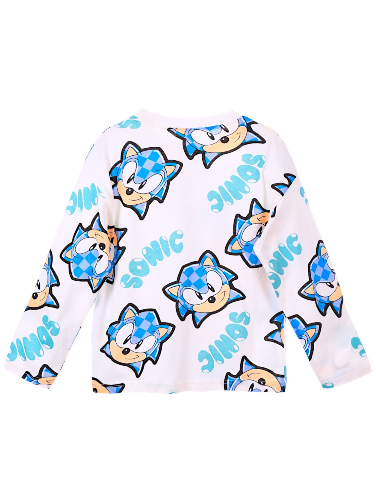 Sonic SEGA Langarmshirt Jungen Shirt aus Baumwolle Gr. 104 - 152 cm