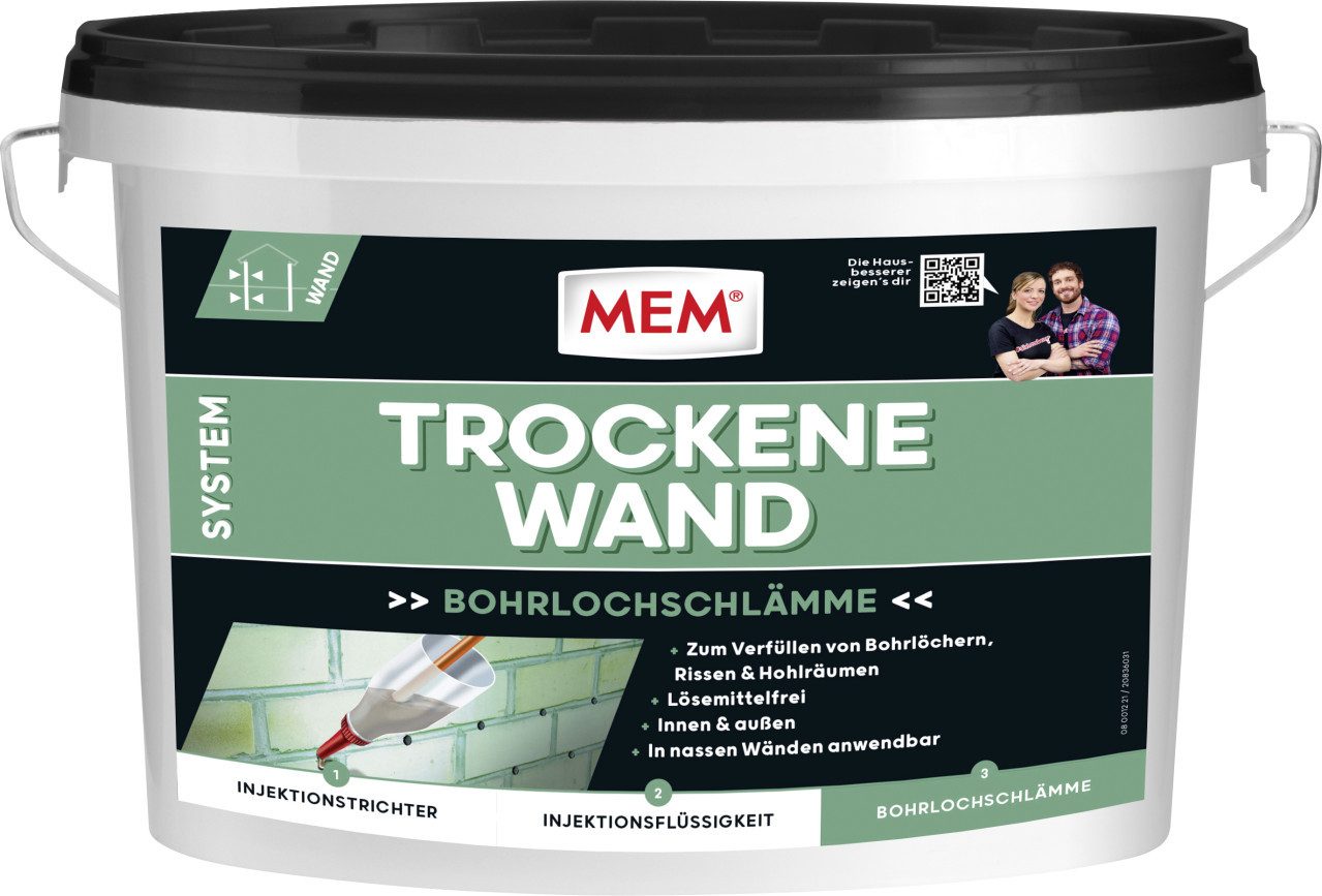 Duschdichtung MEM Trockene Wand Bohrlochschlämme 2,5 kg