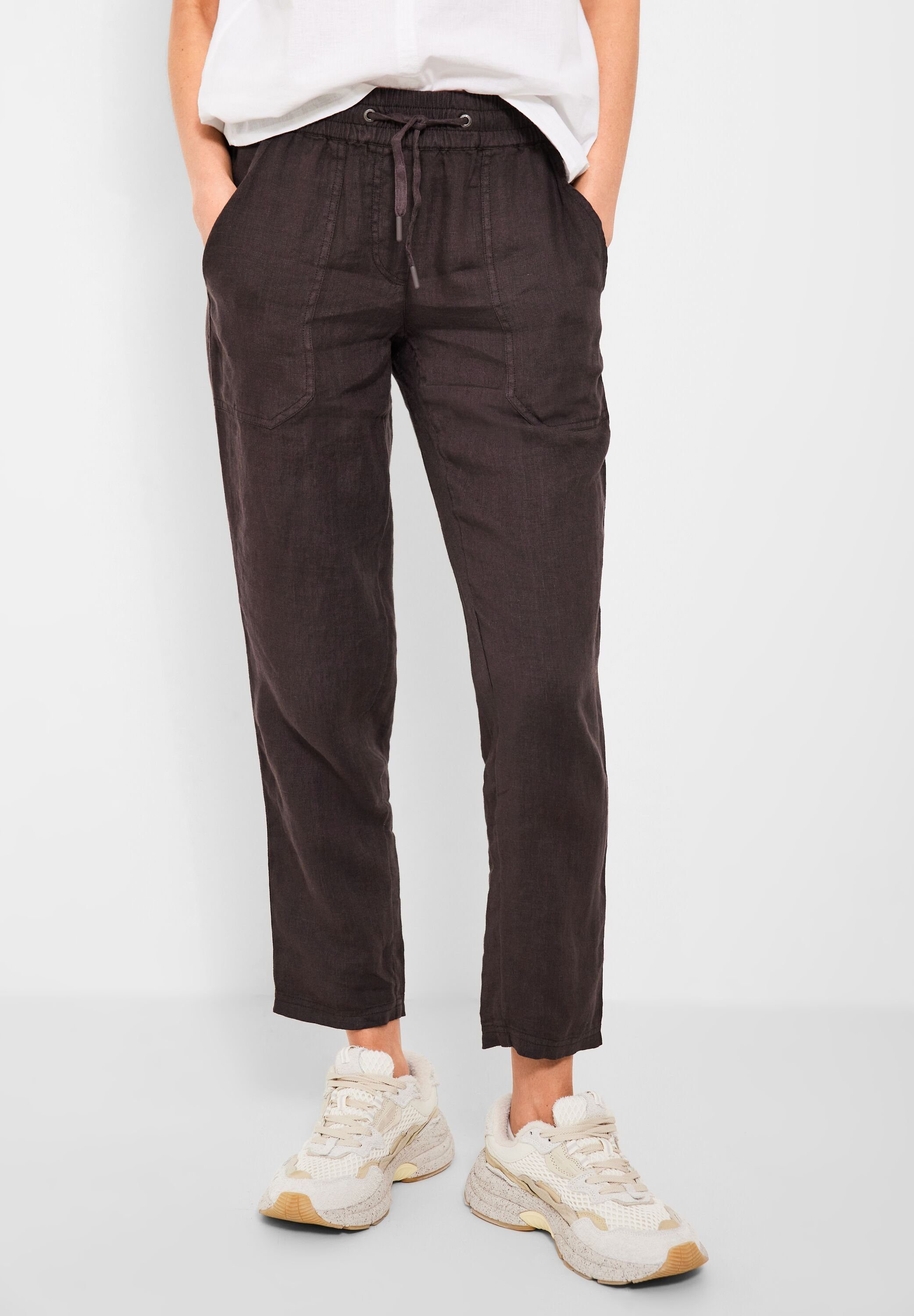 dark brown 5-Pocket-Hose coffee Cecil