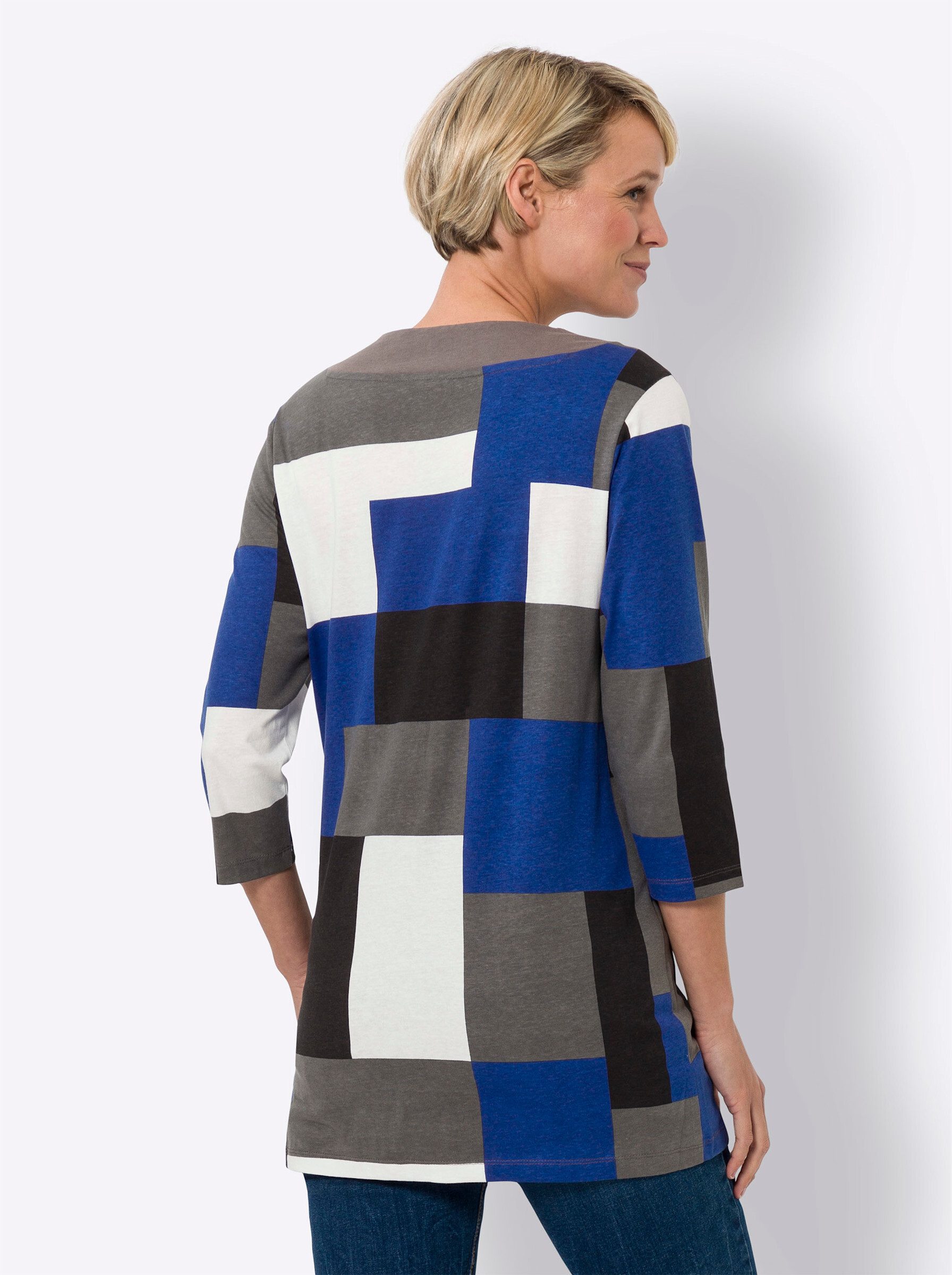 Sieh an! T-Shirt Longshirt . günstig online kaufen