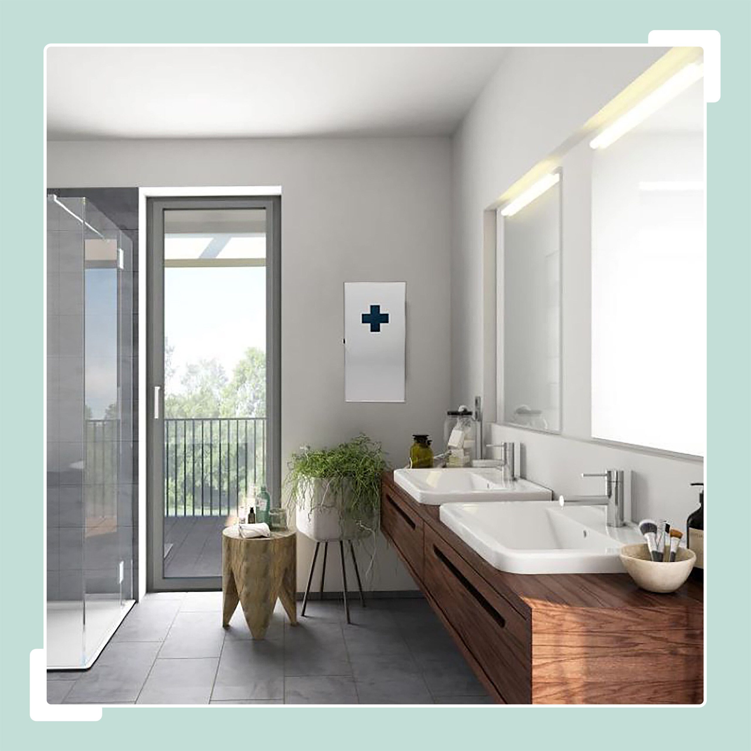 relaxdays Medizinschrank XXL Medizinschrank grau günstig online kaufen