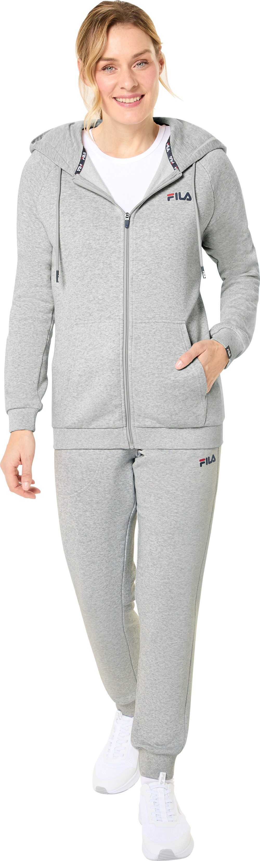 Fila Kapuzensweatjacke Hochwertige Sweatjacke unisex für Sport und Freizeit