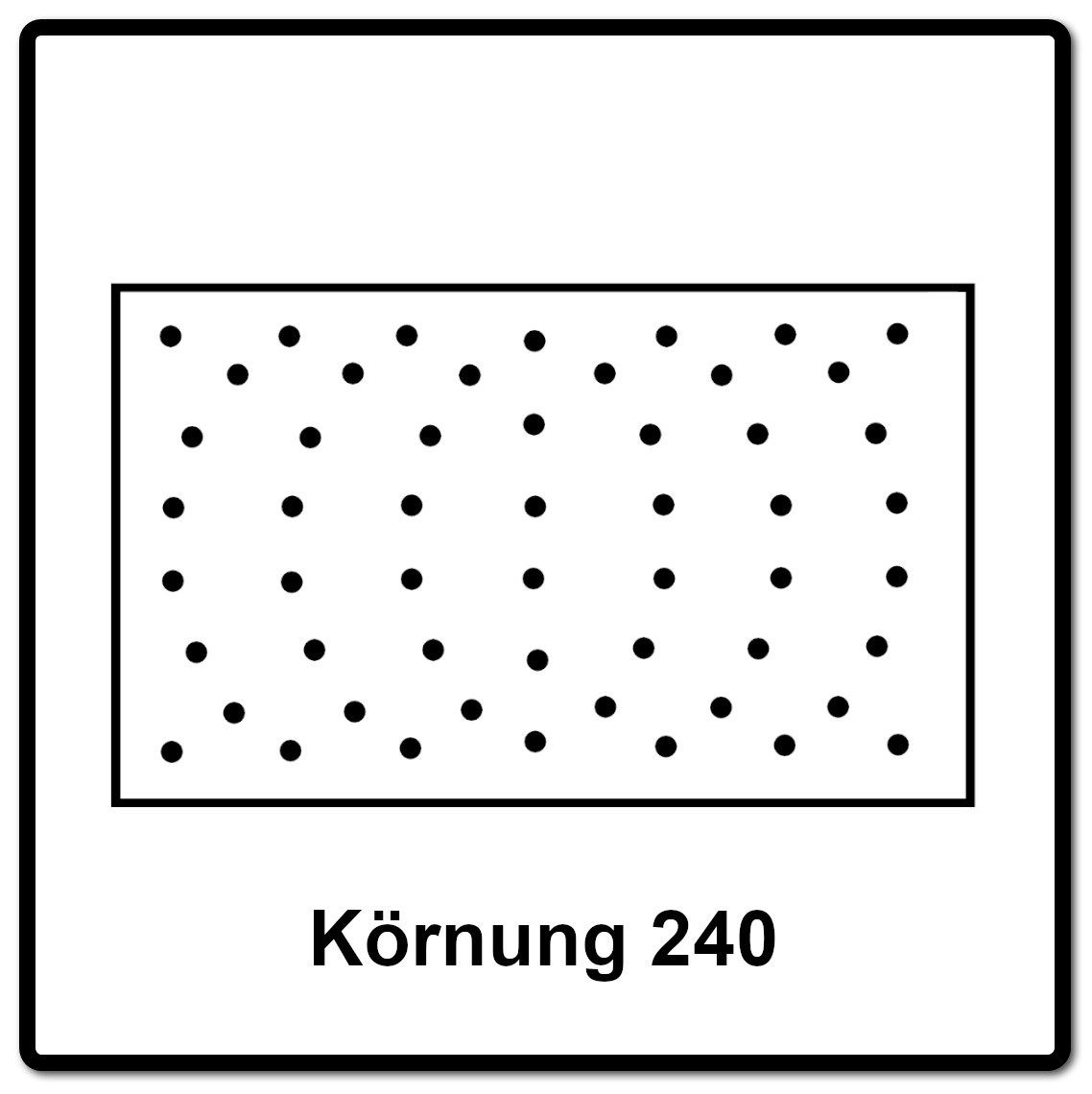 Mirka Schleifscheibe IRIDIUM Schleifstreifen Grip 81x133mm K240, 100 Stk. (246B109925)