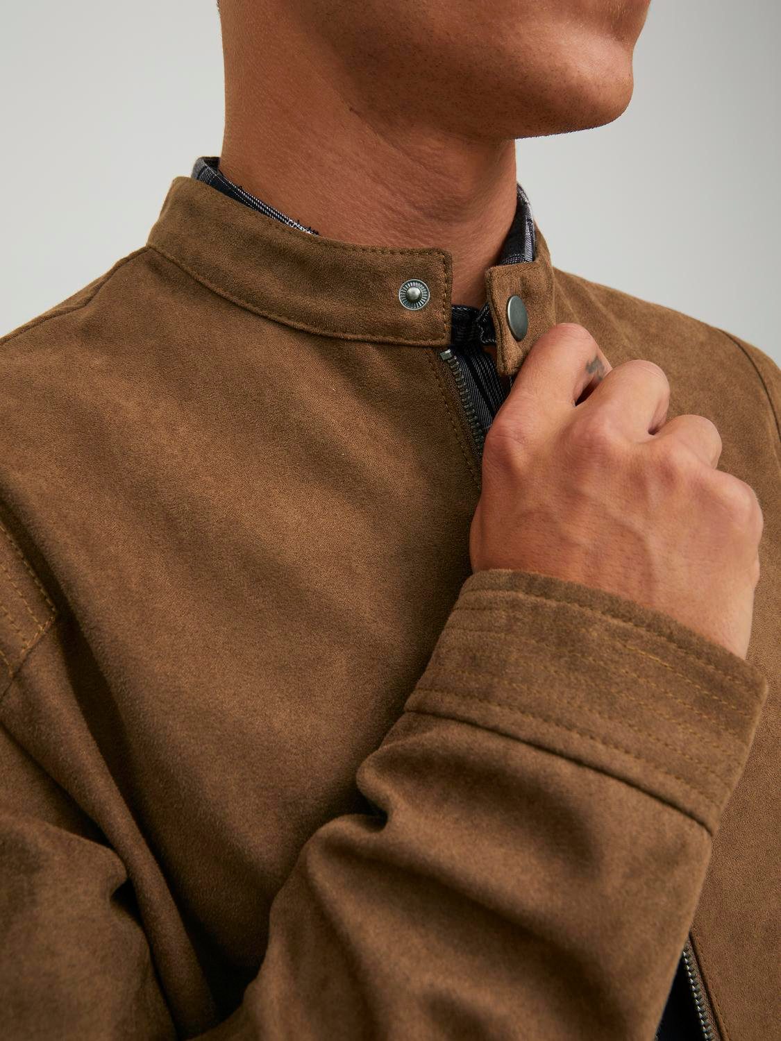 Jack & Jones Bikerjacke JJEROCKY CLEAN JACKET NOOS