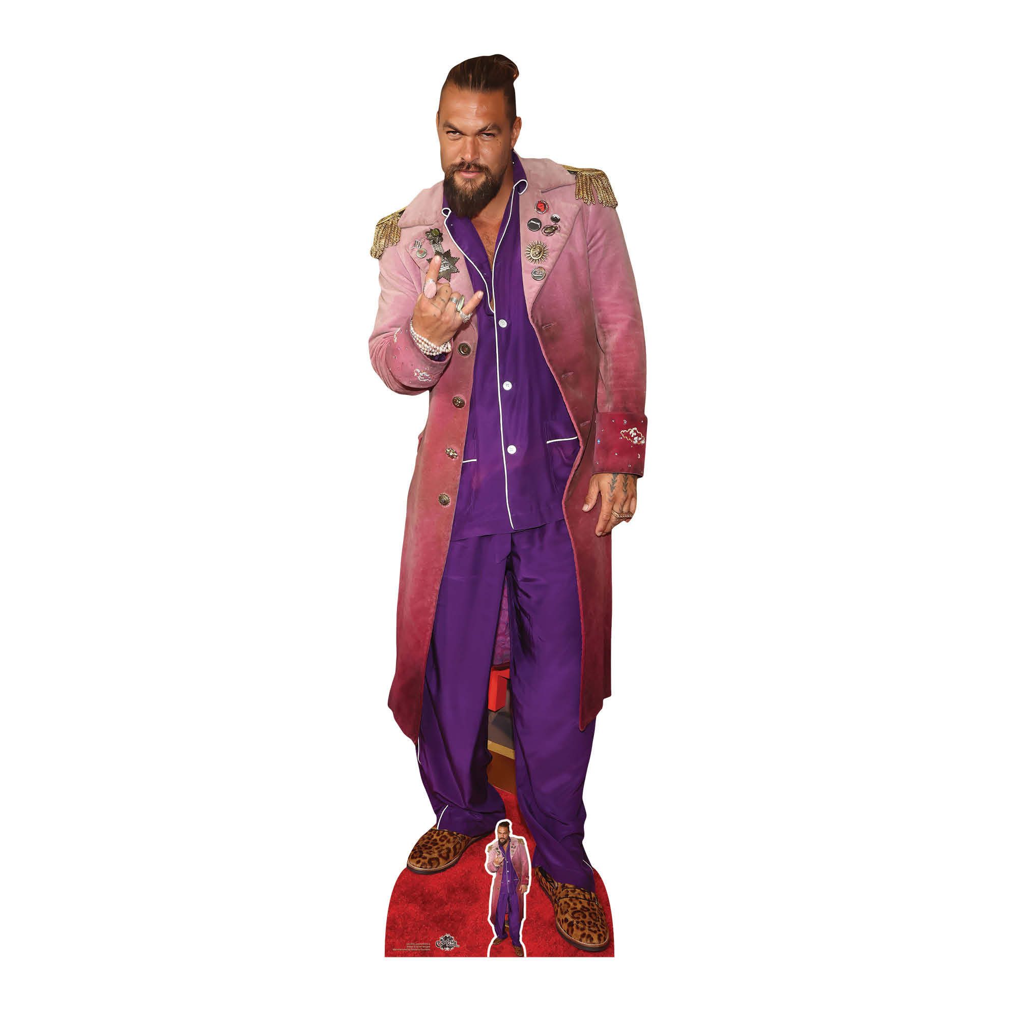 Dekofigur Momoa, Jason - Purple Pappaufsteller