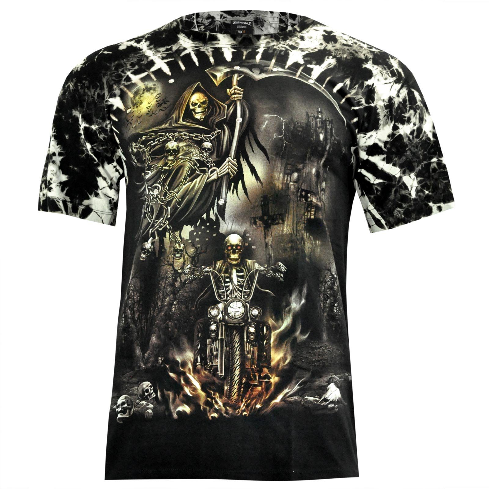 Wilai TShirt »Rock Chang TShirt Glow in The Dark LEUCHTET IM Dunkeln Biker Rocker« online