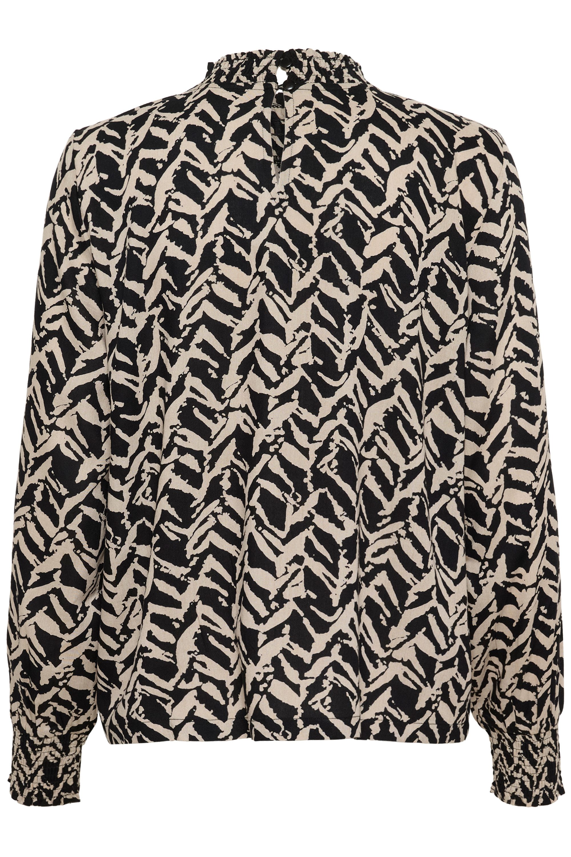 KAFFE Langarmbluse Langarm-Bluse KAdina