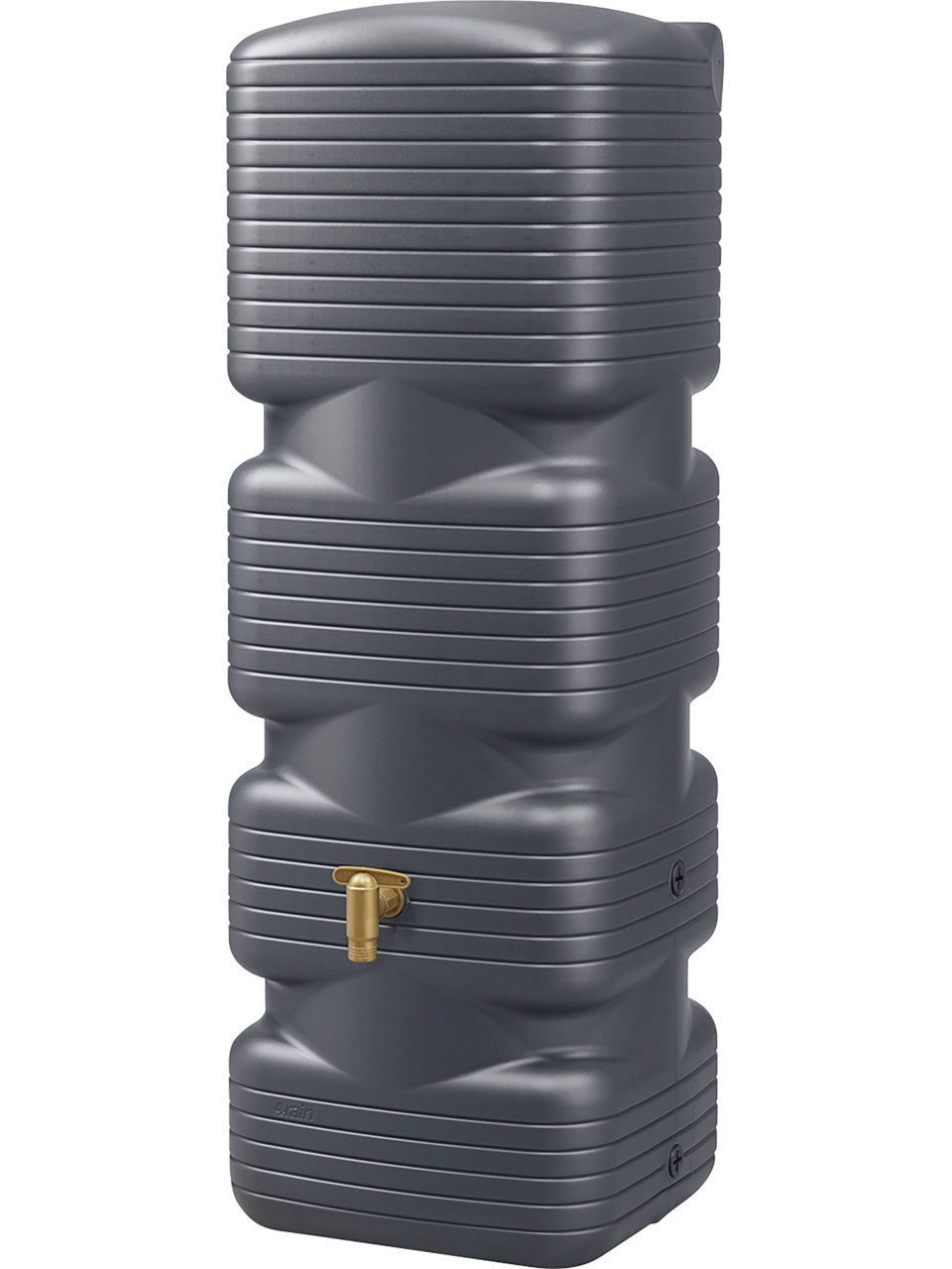 4rain Wassertank 4rain Wandtank Quadro mit Deckel & Auslaufhahn 170