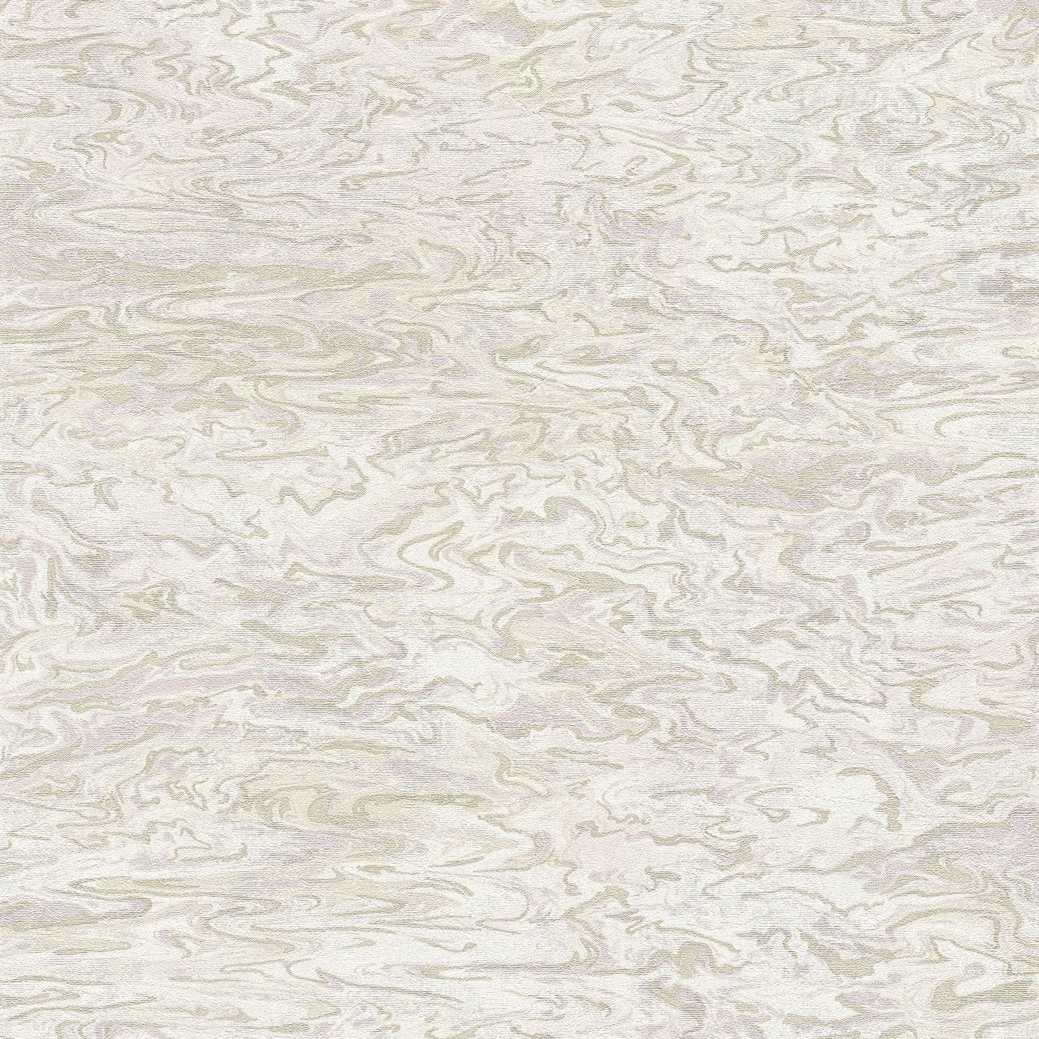 Profhome Vliestapete 383583-GU Stein Kacheln Tapete schimmernd creme elfenbein rosa 5,33 m2, leicht strukturiert, schimmernd, (1 Rolle, 5,33 qm), heißgeprägte Vliestapete, creme