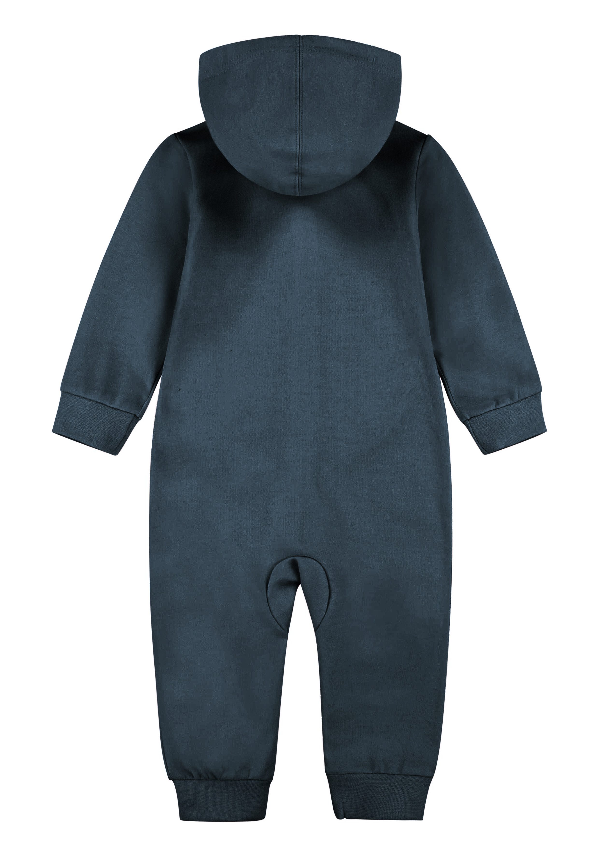Nike Sportswear Strampler ESSENTIALS HOODED COVERALL mit Kapuze, unifarbenes Design, aus Baumwolle und Polyester