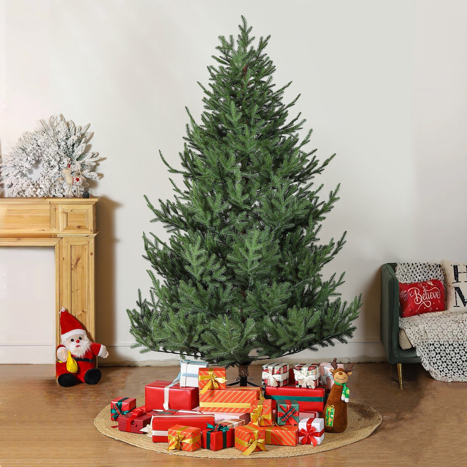 TAB Künstlicher Weihnachtsbaum Künstlicher Tannenbaum, 180cm