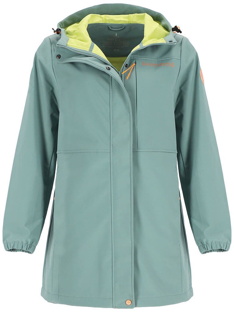 Funktionsmantel 50995SH Damen Funktionsjacke - Outdoor-Jacke Mantel Kapuze verstellbar