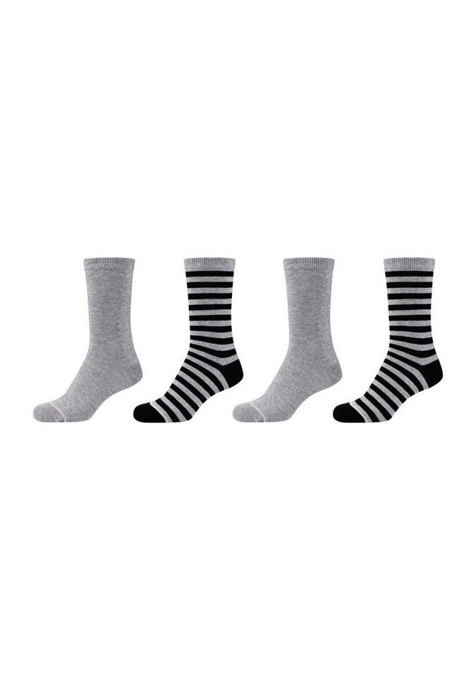 s.Oliver Socken Socken 4er Pack, Bio-Baumwolle: Nachhaltig und  hautfreundlich