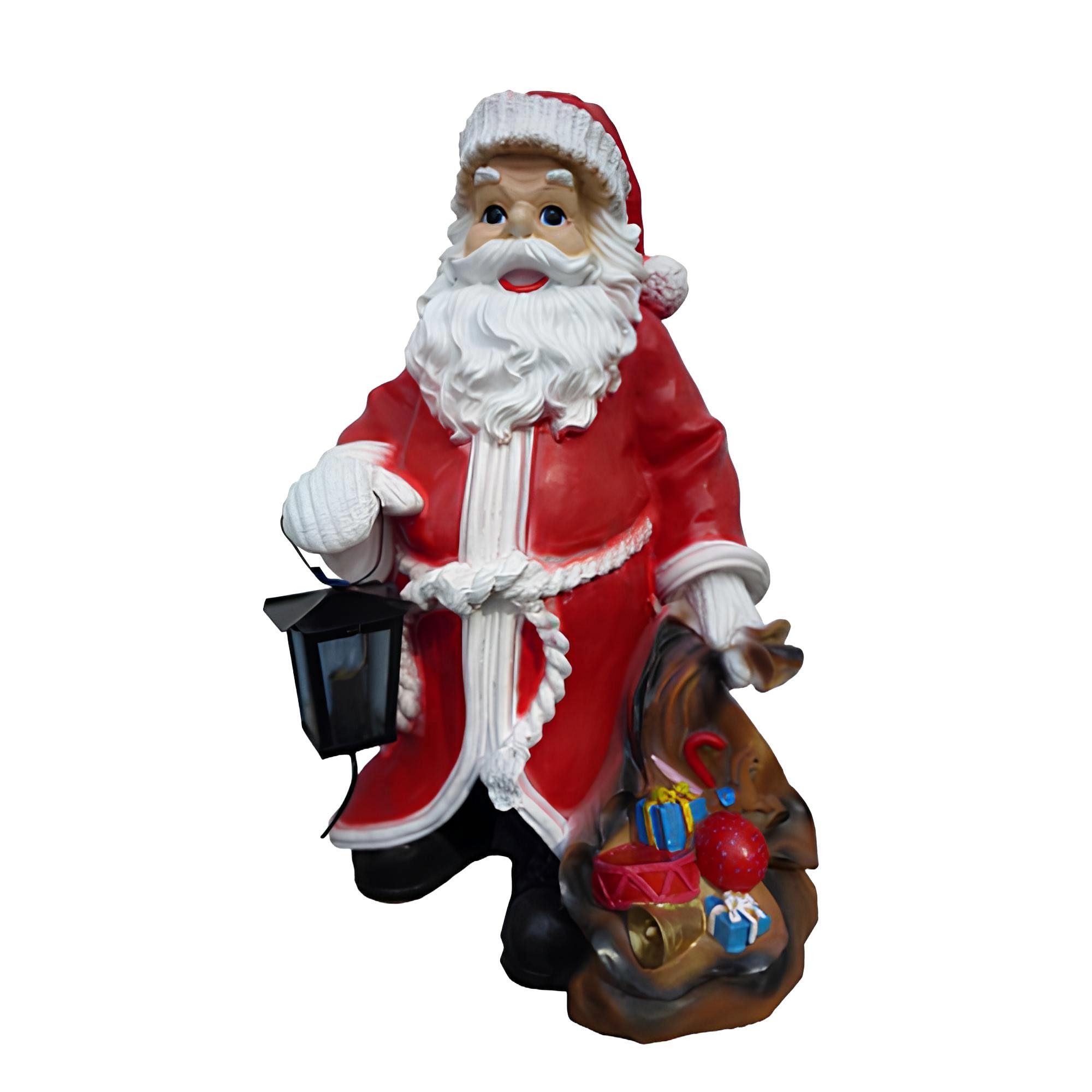 Xlmoebel Weihnachtsfigur Neu Winter Nikolaus Figur Skulptur Deko Statue Weihnachtsmann 75cm (Skulptur), Hergestellt in Europa