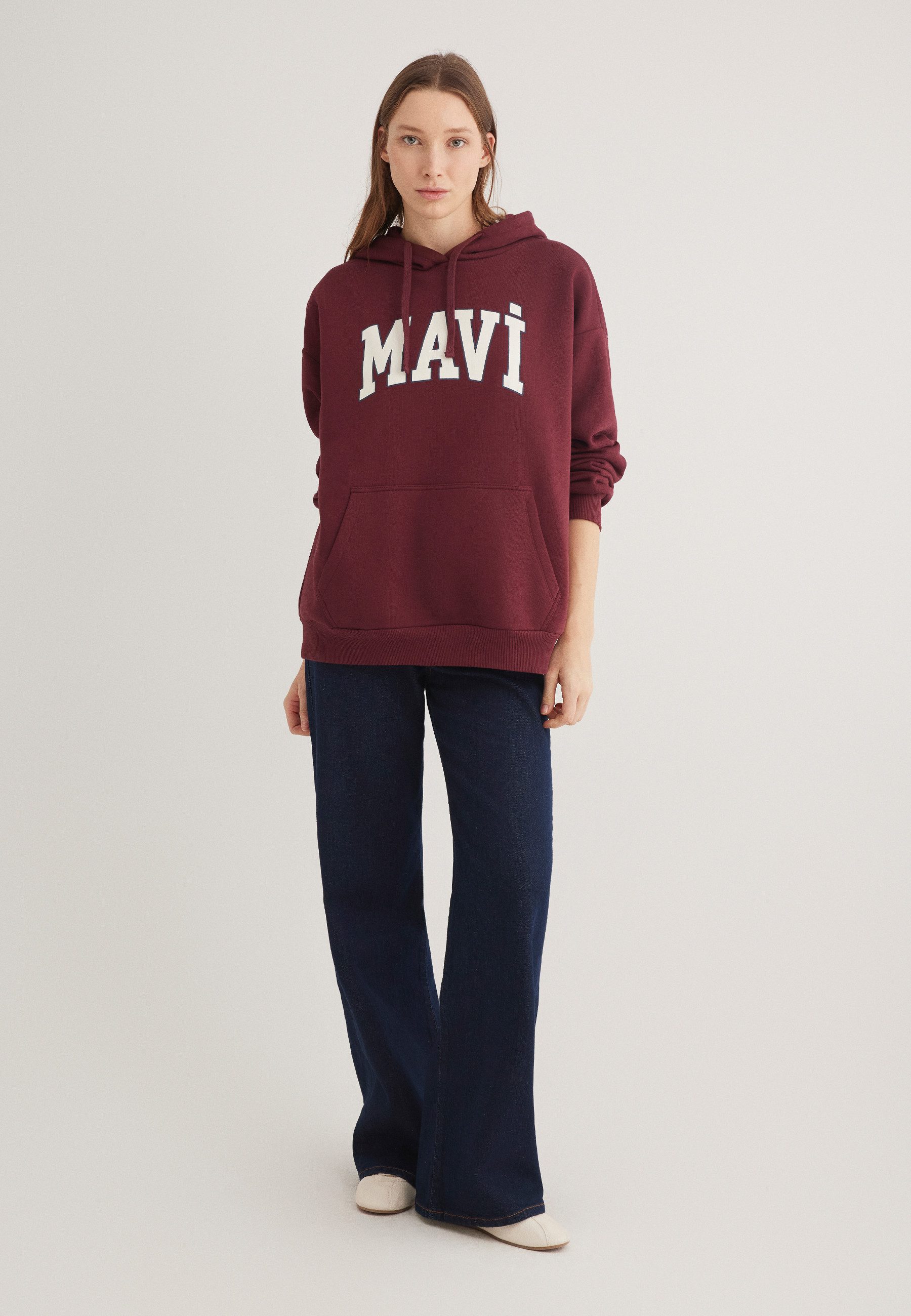 Mavi Kapuzenpullover MAVI LOGO HOODIE Hoodie günstig online kaufen