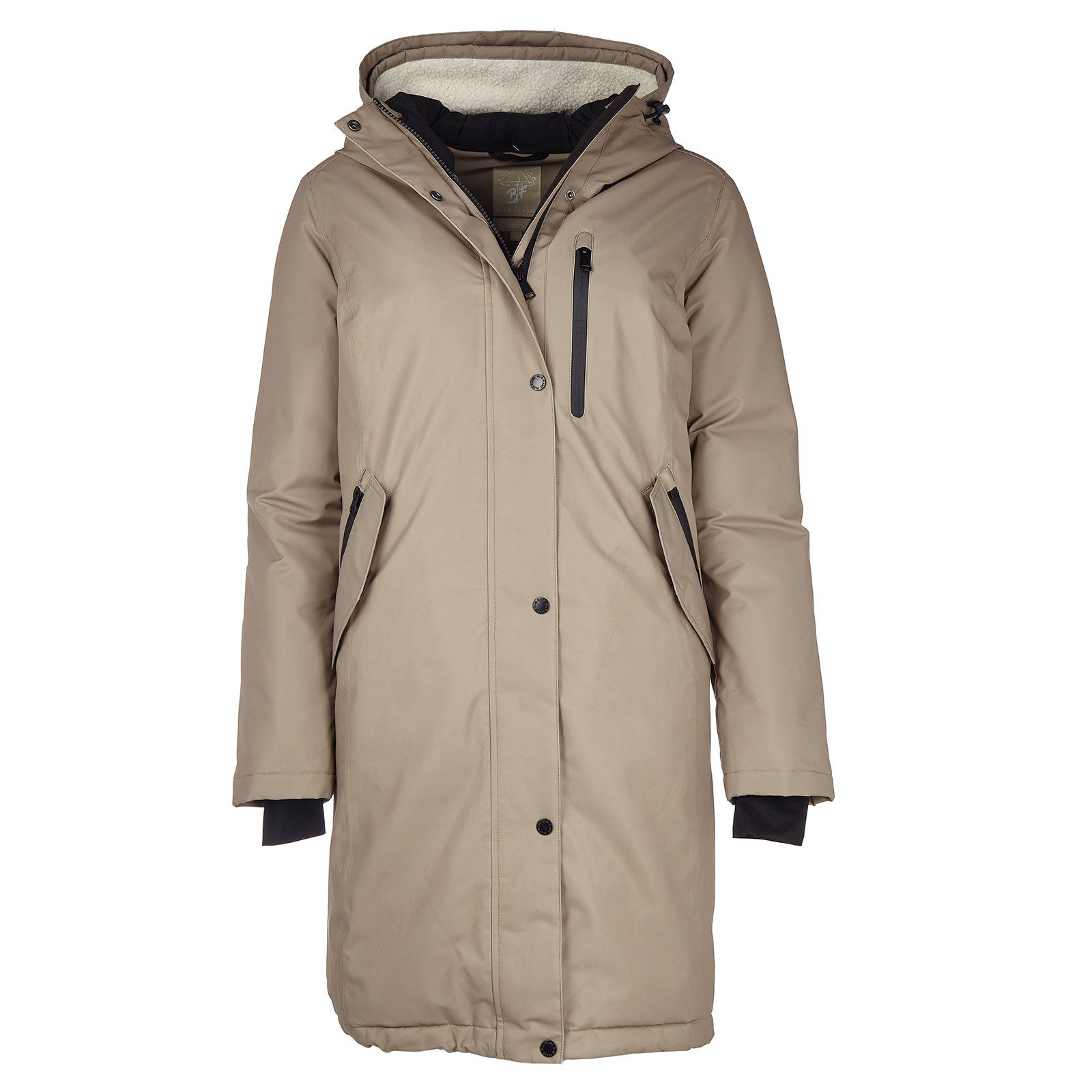 BLUE FLAME Funktionsmantel Damen Funktionsjacke mit Pongee-Futter - Wasserd günstig online kaufen