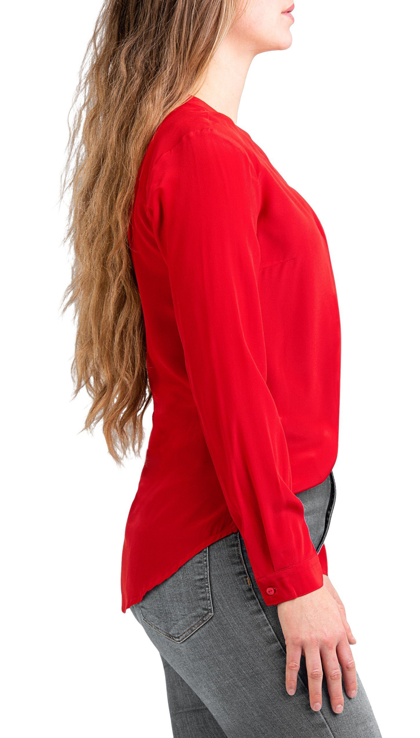 Posh Gear Seidenbluse Damen Seidenbluse Nobicetta Bluse aus 100% Seide