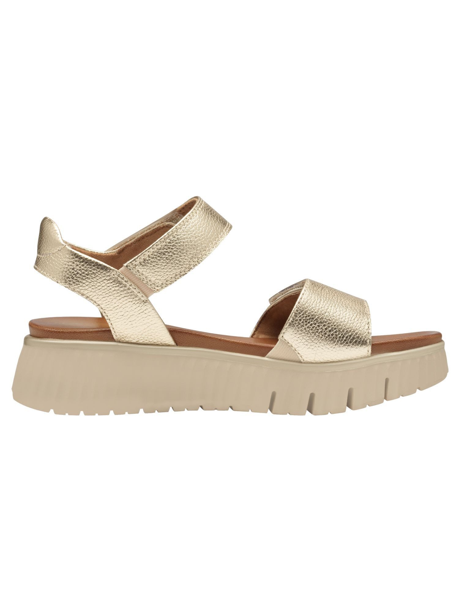 Tamaris WIDE FIT MultiAdjustable, comfortFit aus Leder Sandale comfortFit