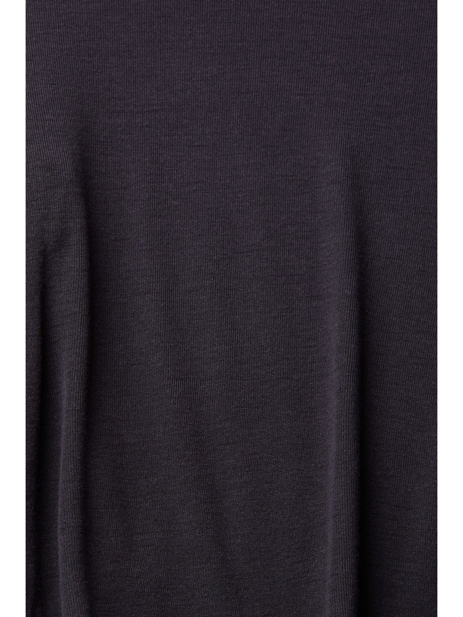 edc Longsleeve Esprit Fit Cropped by BLACK (1-tlg) Langarmshirt