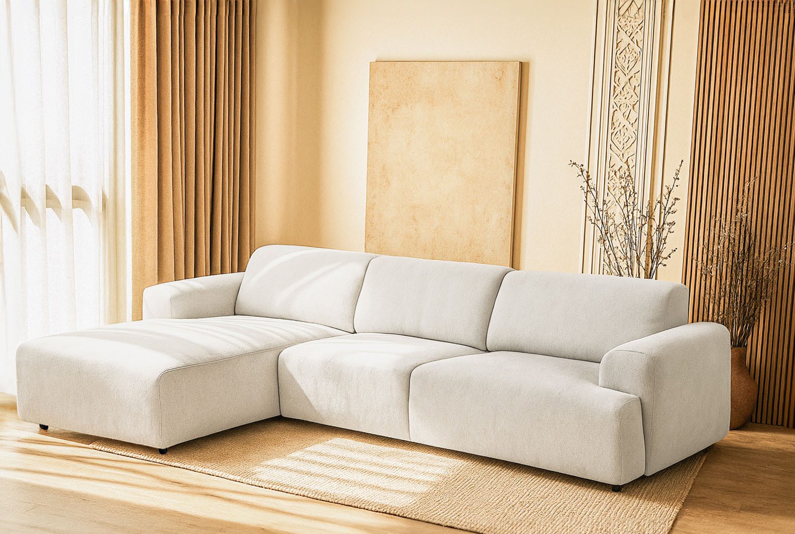 Ecksofa Linkka, Breite 301 cm