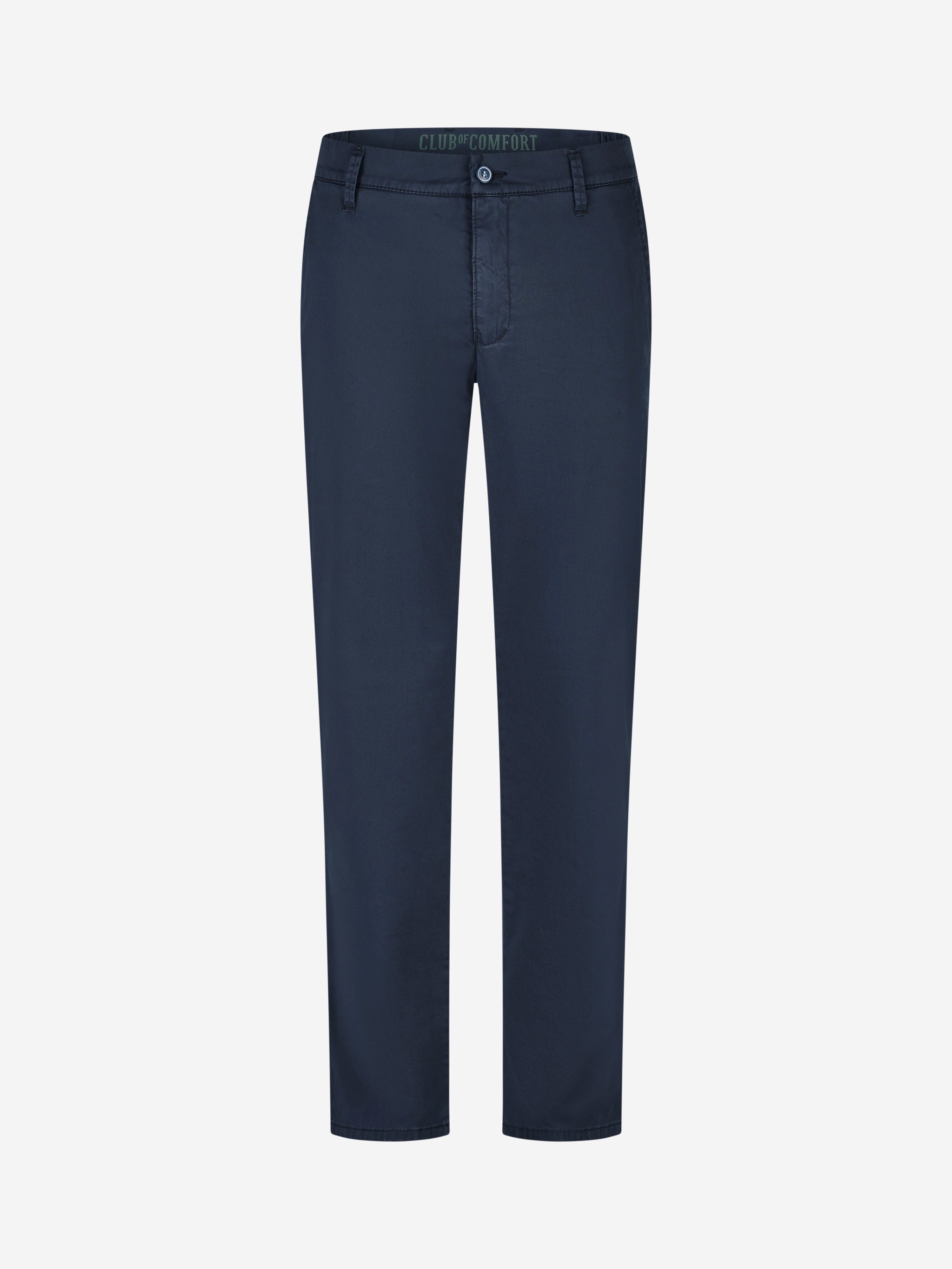 Club of Comfort Chinohose Chino/Flat Front Hose FOXX 8109 - marine - Herrenhose - 52 ["Chino als einfach gestylte Hosenform, die die Balance zwischen