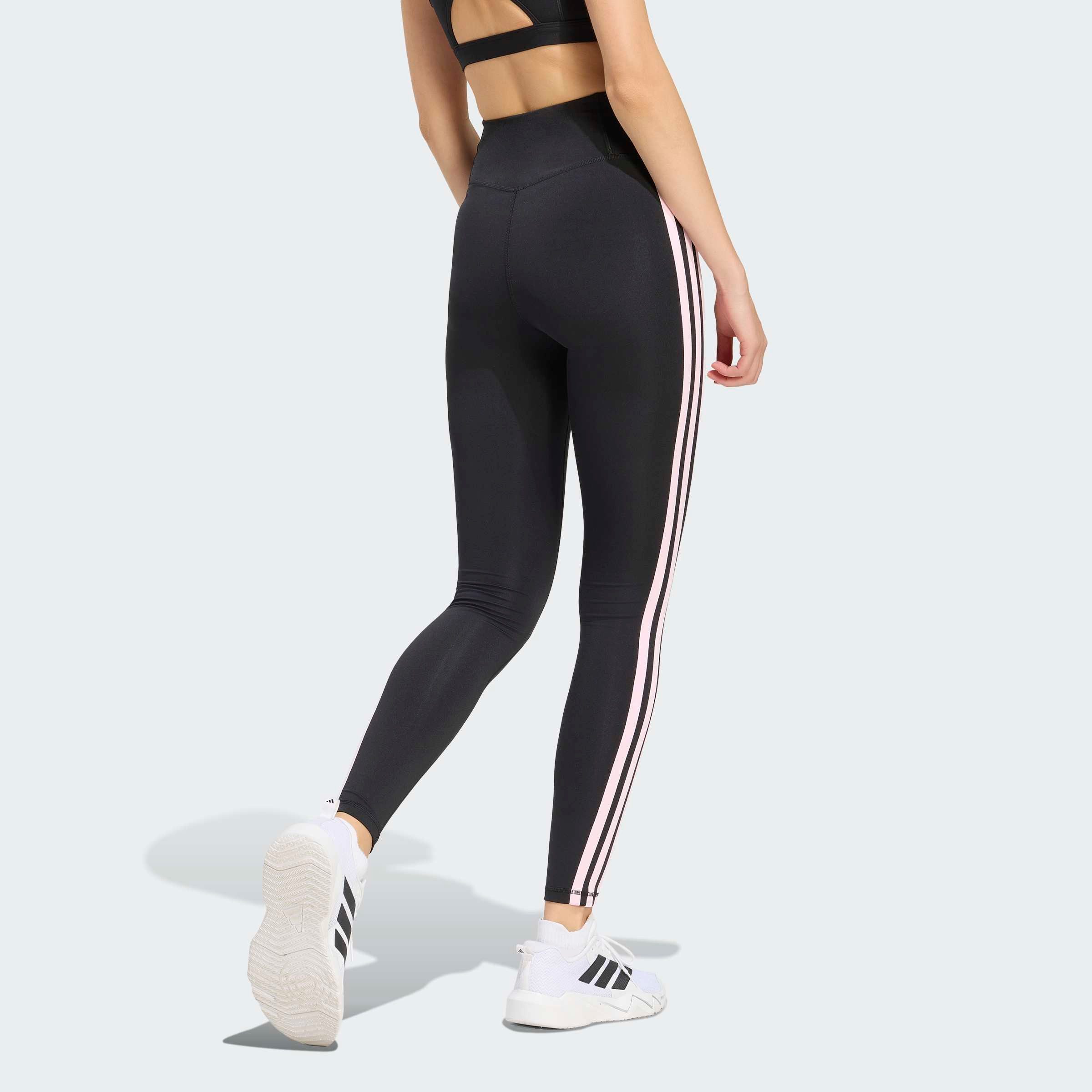 adidas Performance Trainingstights OPTIME ESSENTIALS 3-STREIFEN 7/8-LEGGINGS für Erwachsene, mit climacool® Technologie, aus Polyester