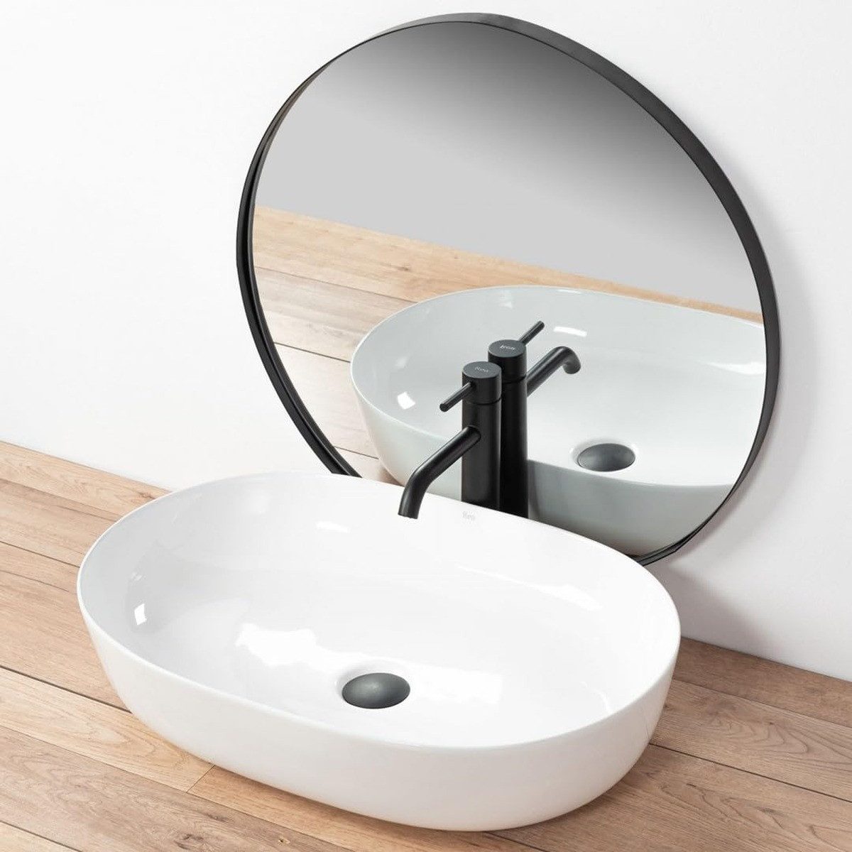 GTM Design Aufsatzwaschbecken Glanz Modern Waschbecken günstig online kaufen