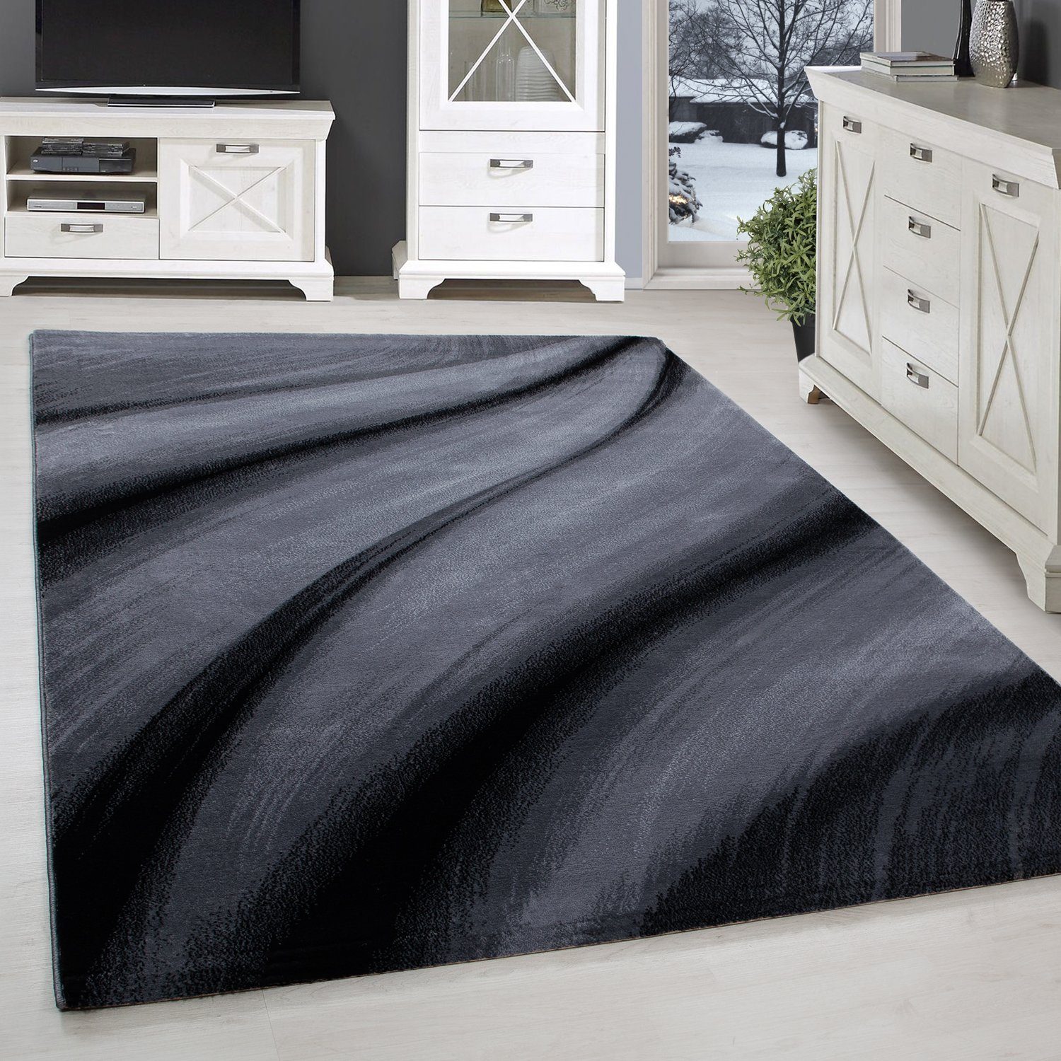 SIMPEX24 Designteppich Abstrakt Wellen Design, Läufer, günstig online kaufen