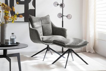 MCA furniture Loungesessel PARKER Drehstuhl mit Armlehnen (Set, 2-St), 360° drehbar mit Nivellierung