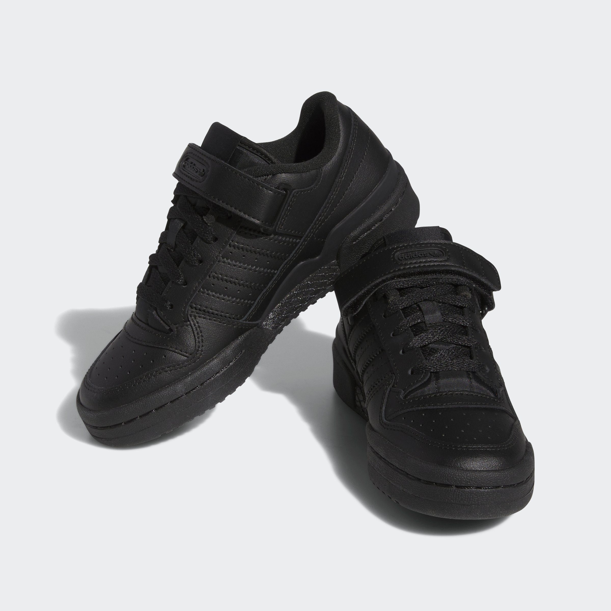 Adidas originals sneaker low black sales