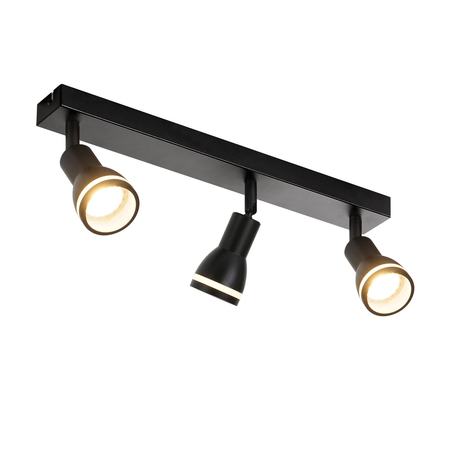 ZMH Deckenstrahler 3-Flammig Deckenlampe Metall GU10 günstig online kaufen
