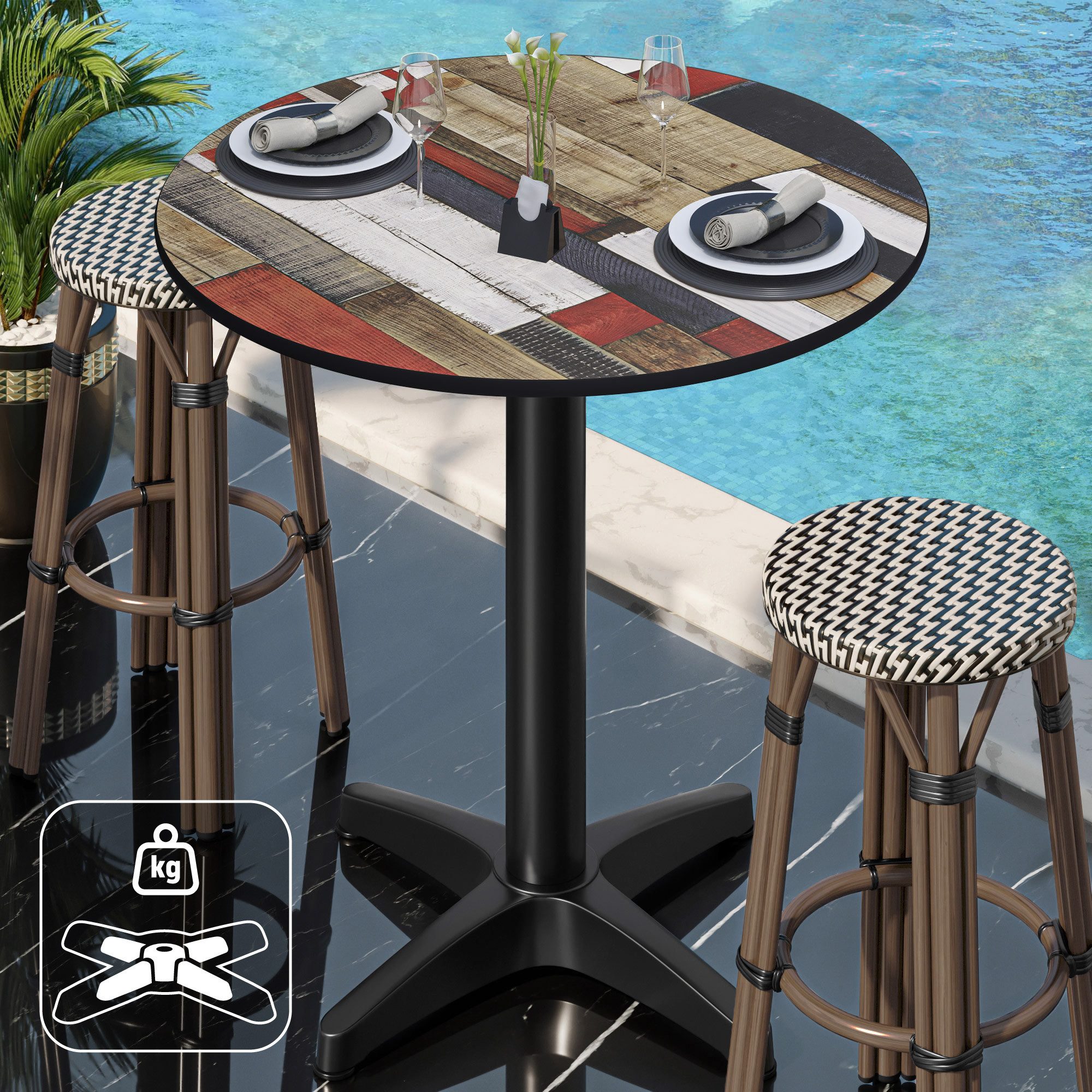 GGMMÖBEL Gartentisch CPBL